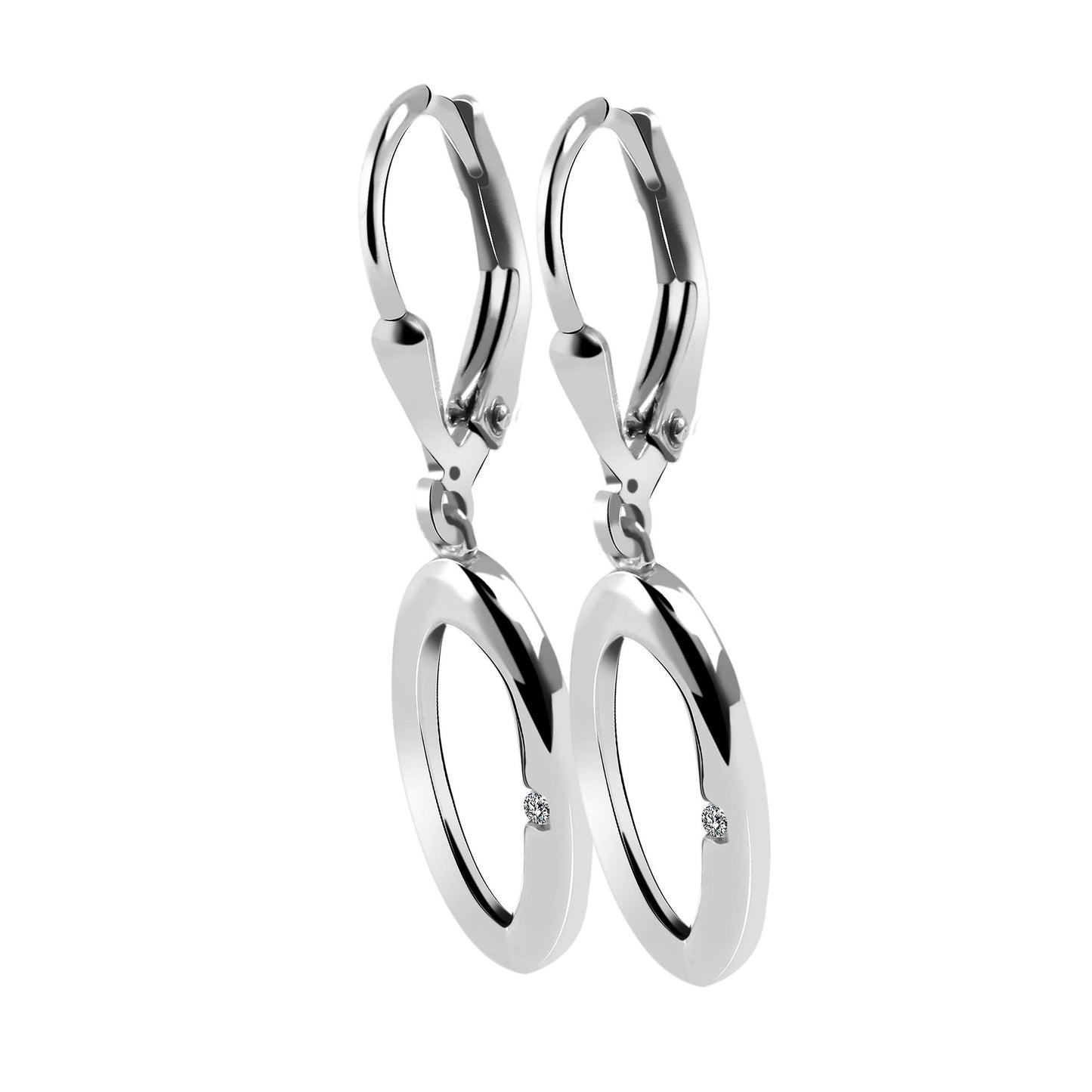 Damen Anhänger aus 925 Silber mit Zirkonia
