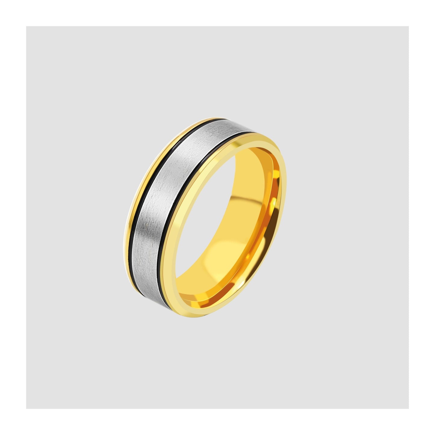 Herren Ring aus Edelstahl