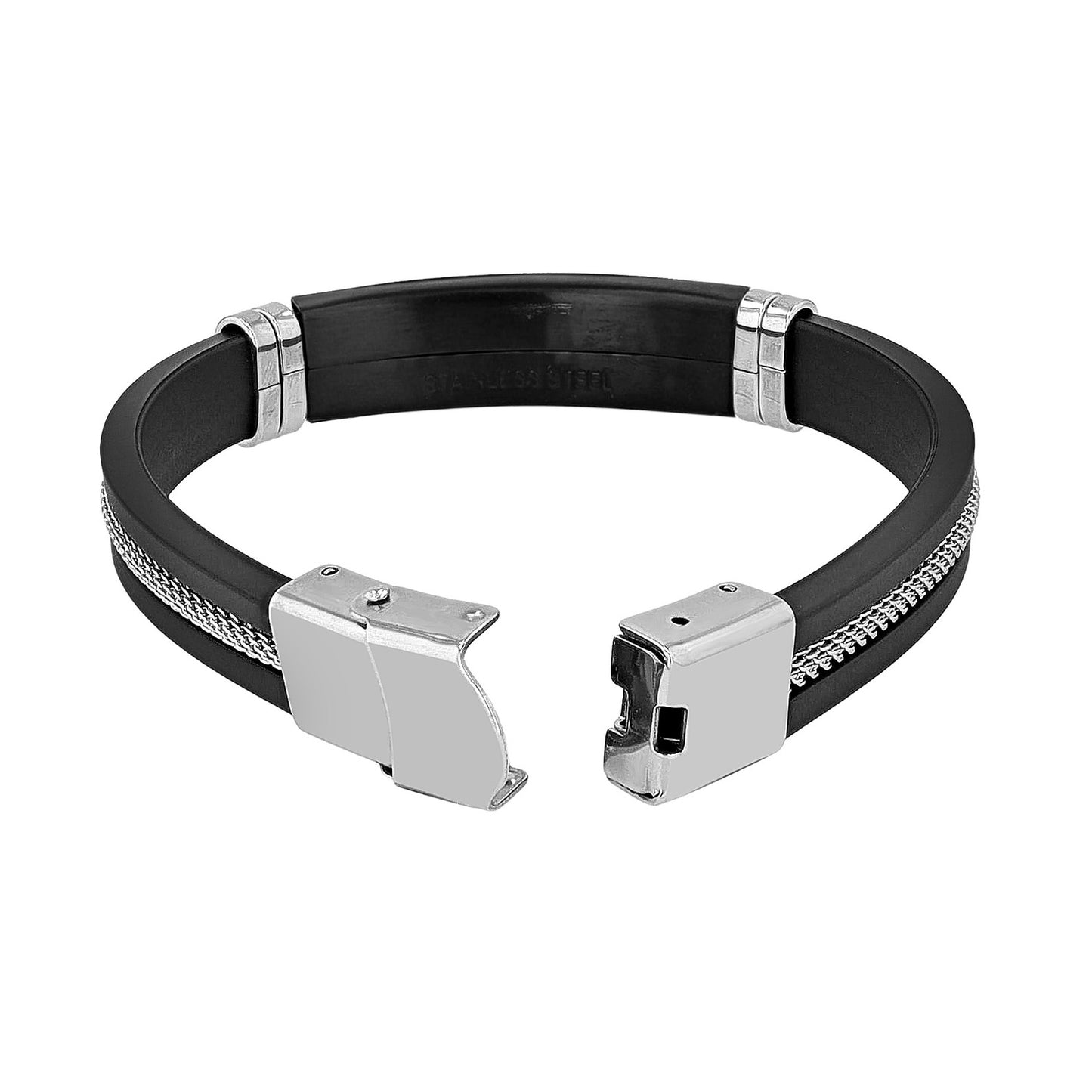 Herren Armband – Silikonarmband aus Silikon 19 cm