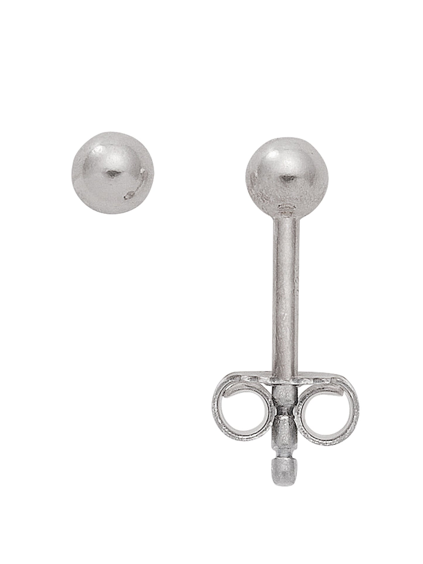 Adelia´s 925 Silber Ohrringe Ohrstecker Ø 3 mm