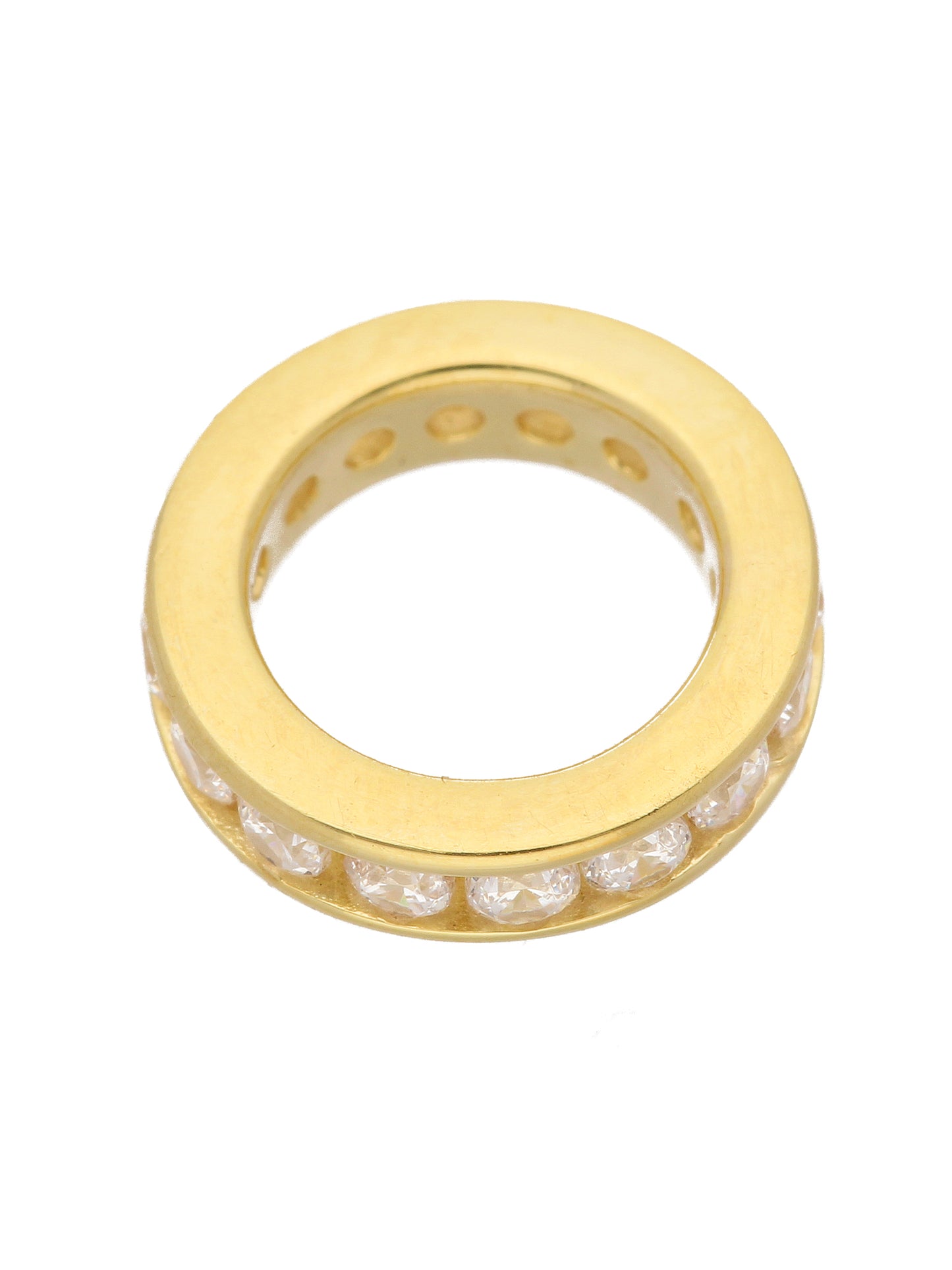 Adelia´s 585 Gold Anhänger Taufring mit Zirkonia Ø 12,4 mm
