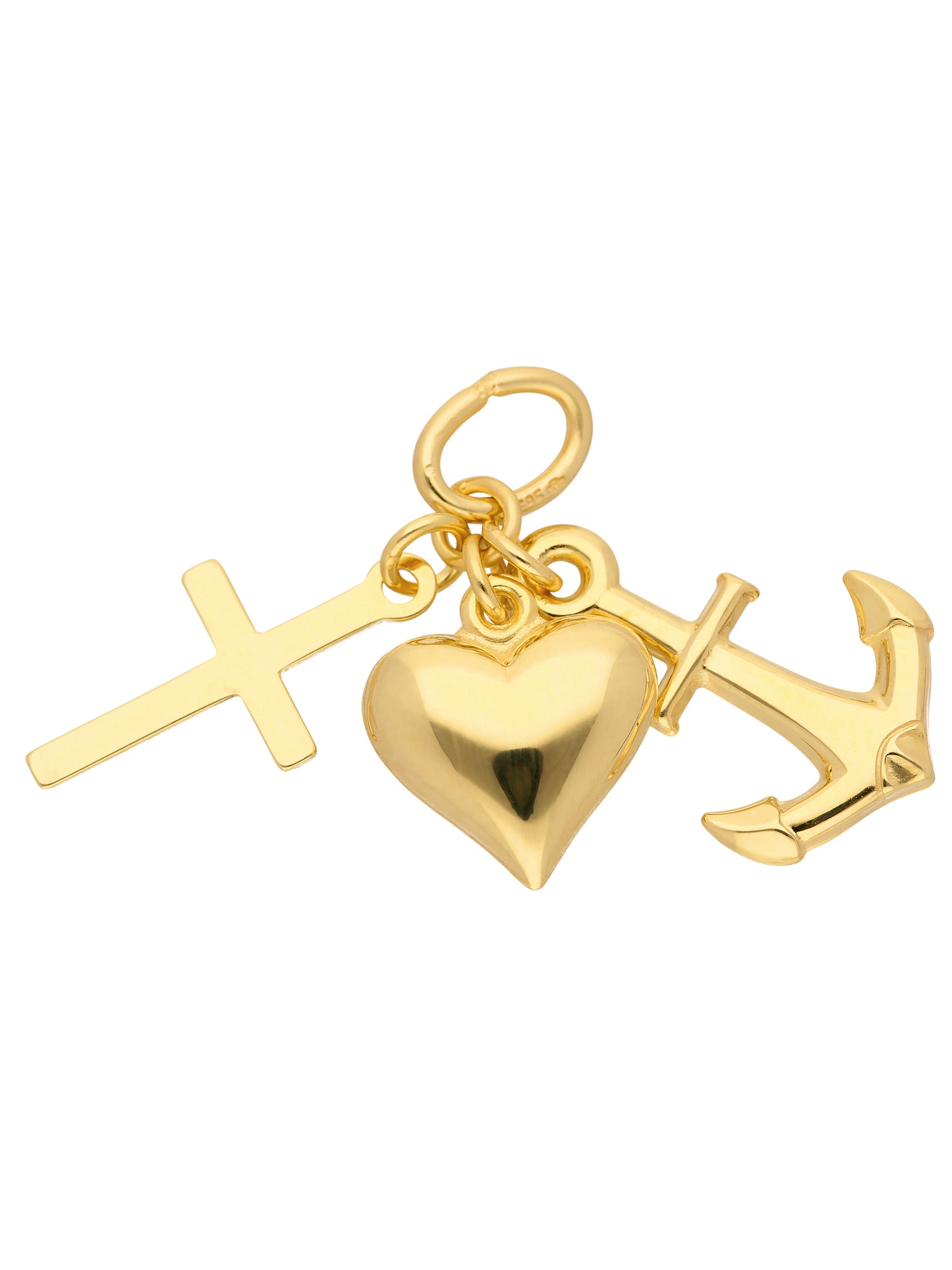 Adelia´s 585 Gold Anhänger Glaube-Liebe-Hoffnung