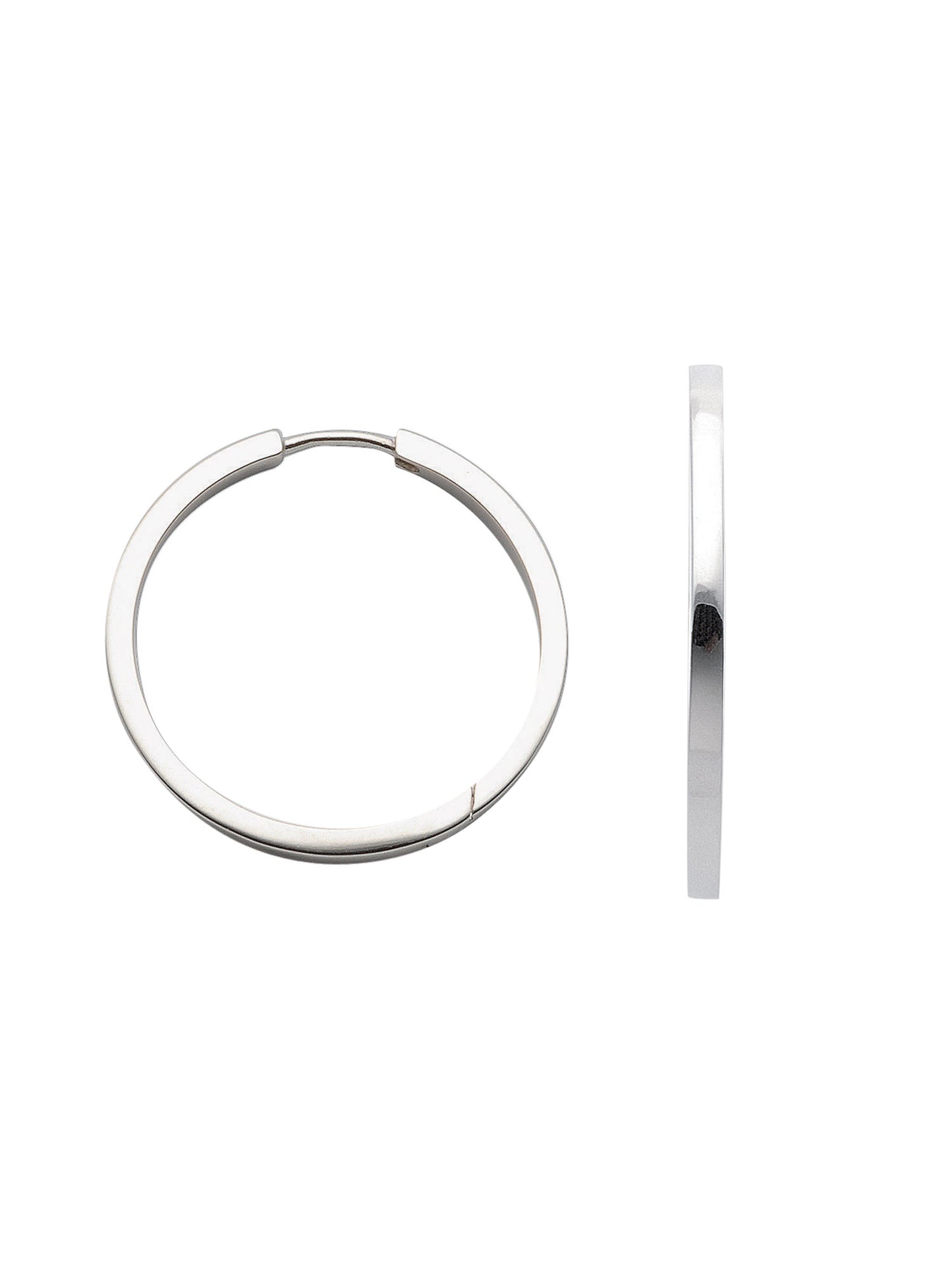 Adelia´s 925 Silber Ohrringe Creolen Ø 26,6 mm