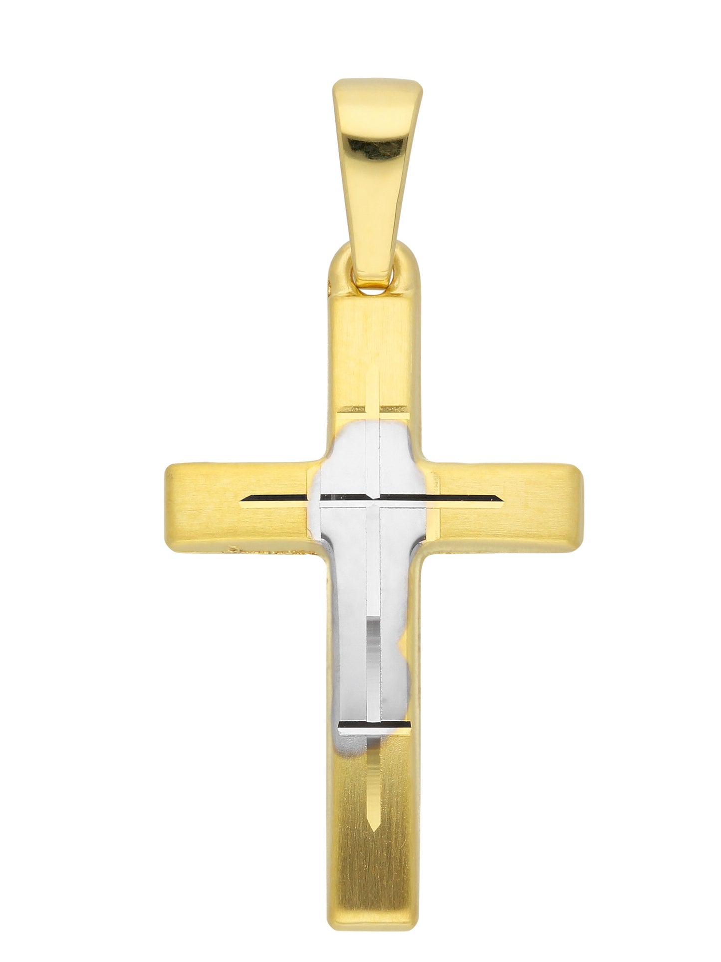 Adelia´s 585 Gold Kreuz Anhänger