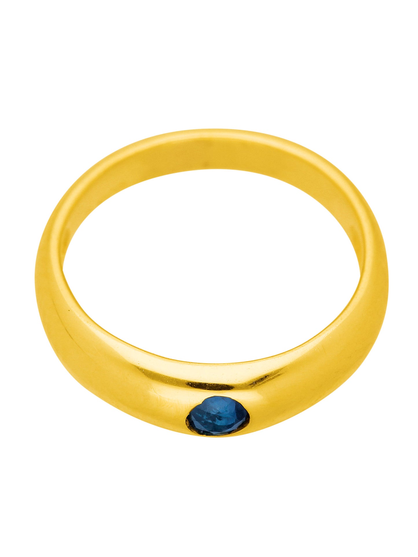 Adelia´s 585 Gold Anhänger Taufring mit Safir Ø 11,2 mm