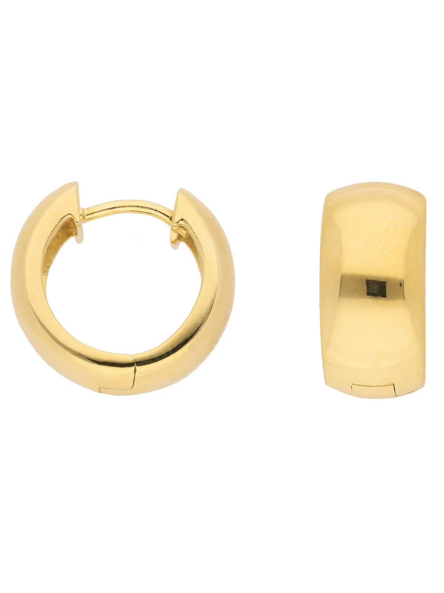 Adelia´s 585 Gold Ohrringe Creolen Ø 14,6 mm