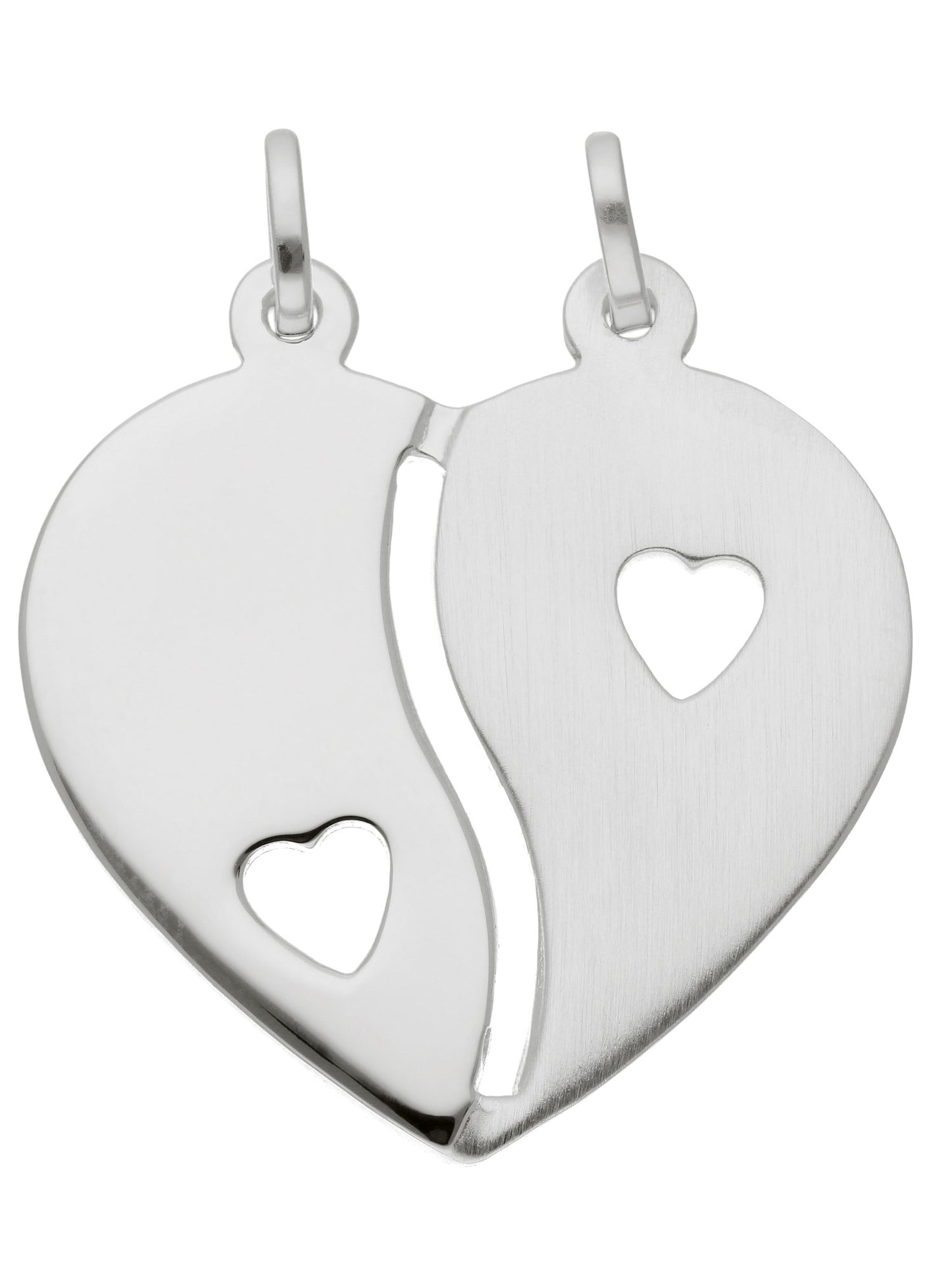Adelia´s 925 Silber Anhänger Herz