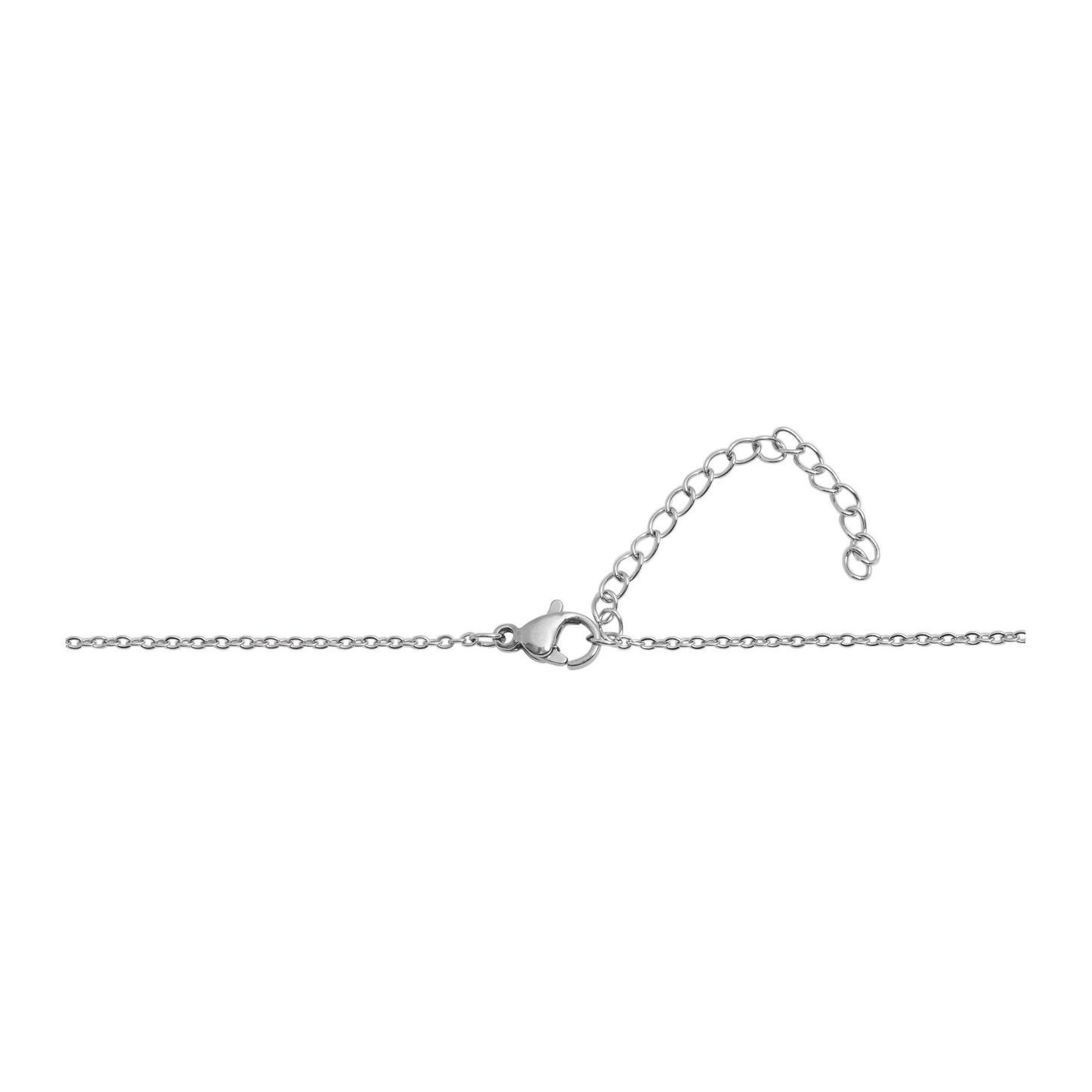 Damen Halskette – Ankerkette aus Edelstahl 43 cm