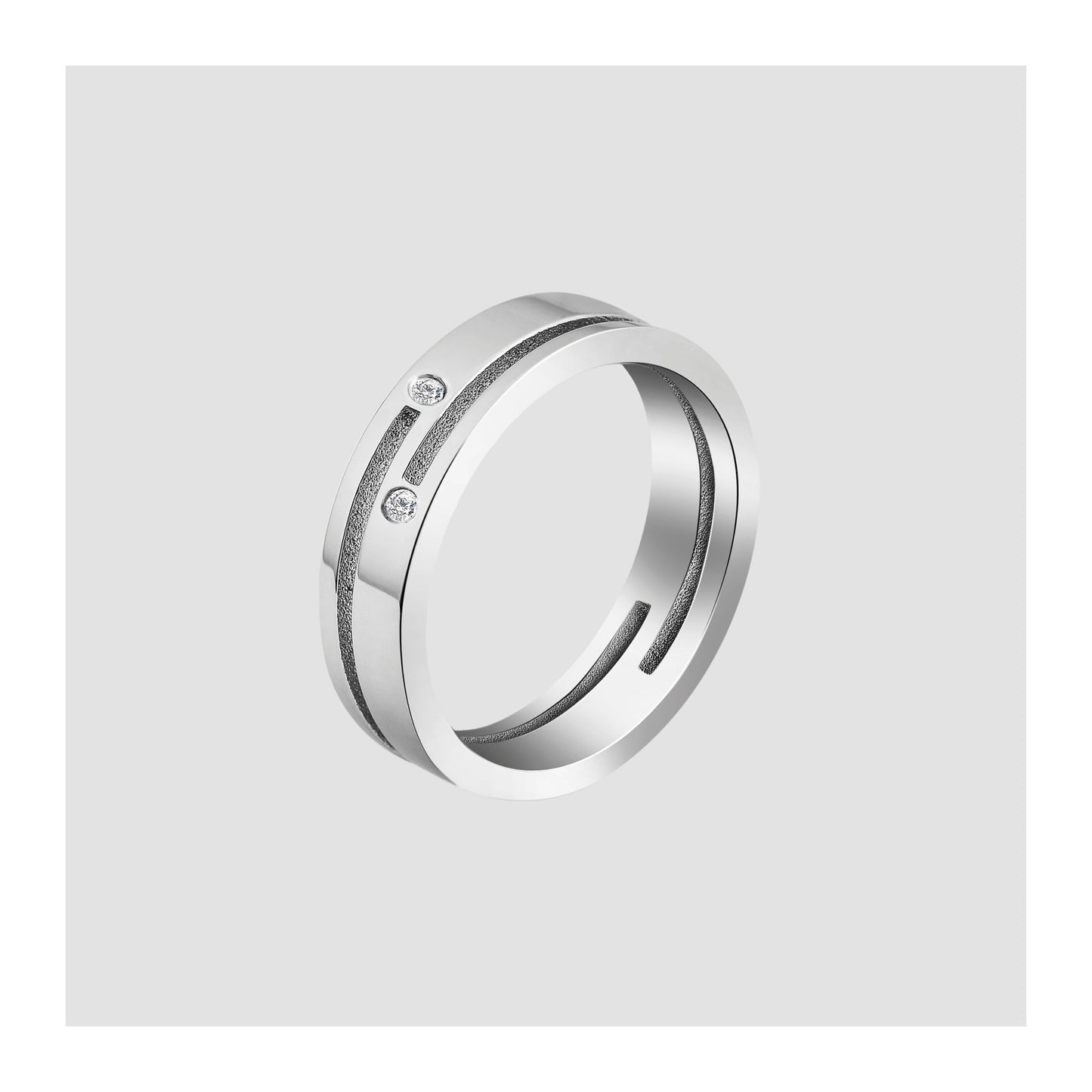 Herren Ring aus Edelstahl