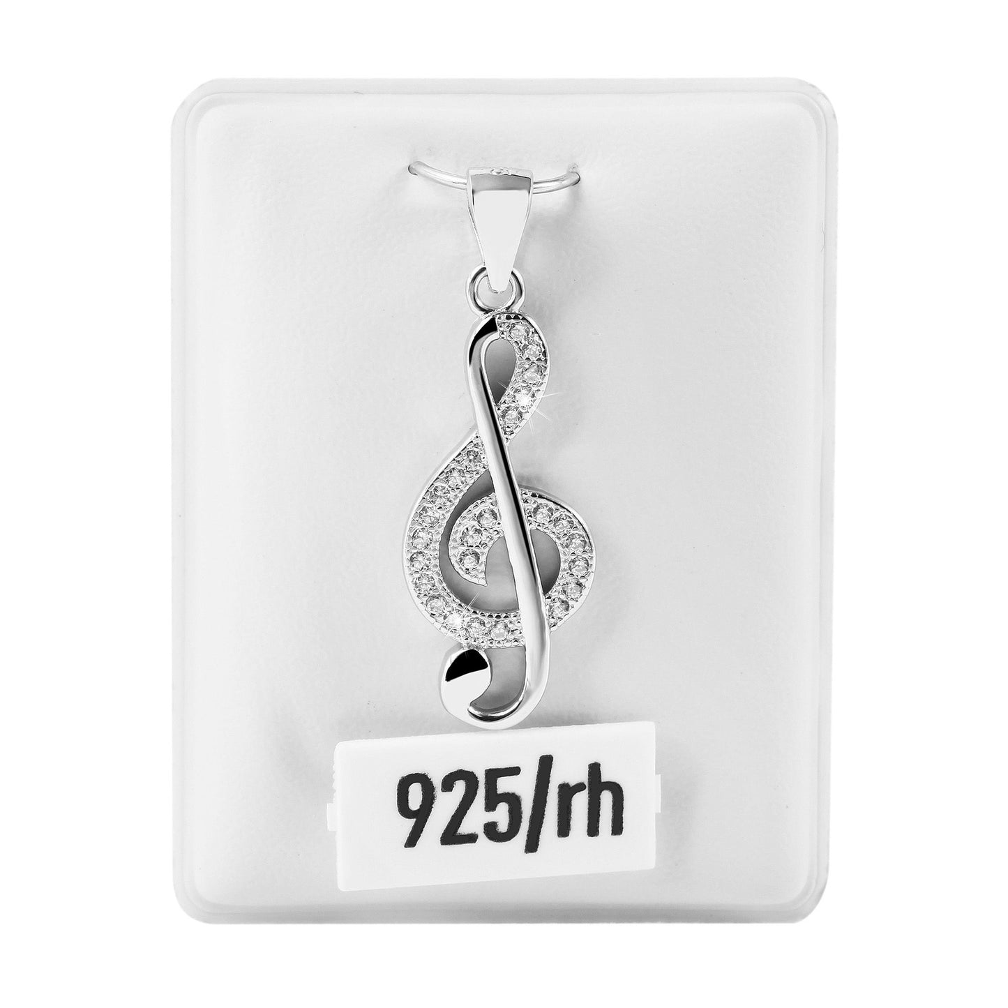 Damen Anhänger aus 925 Silber mit Zirkonia