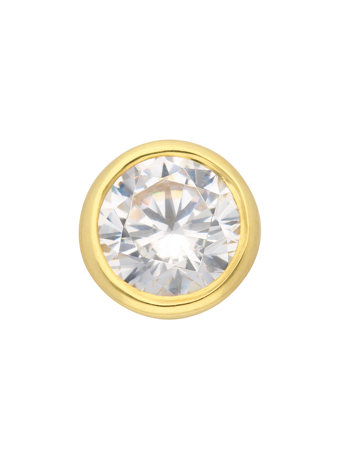 Adelia´s 333 Gold Anhänger mit Zirkonia Ø 7 mm