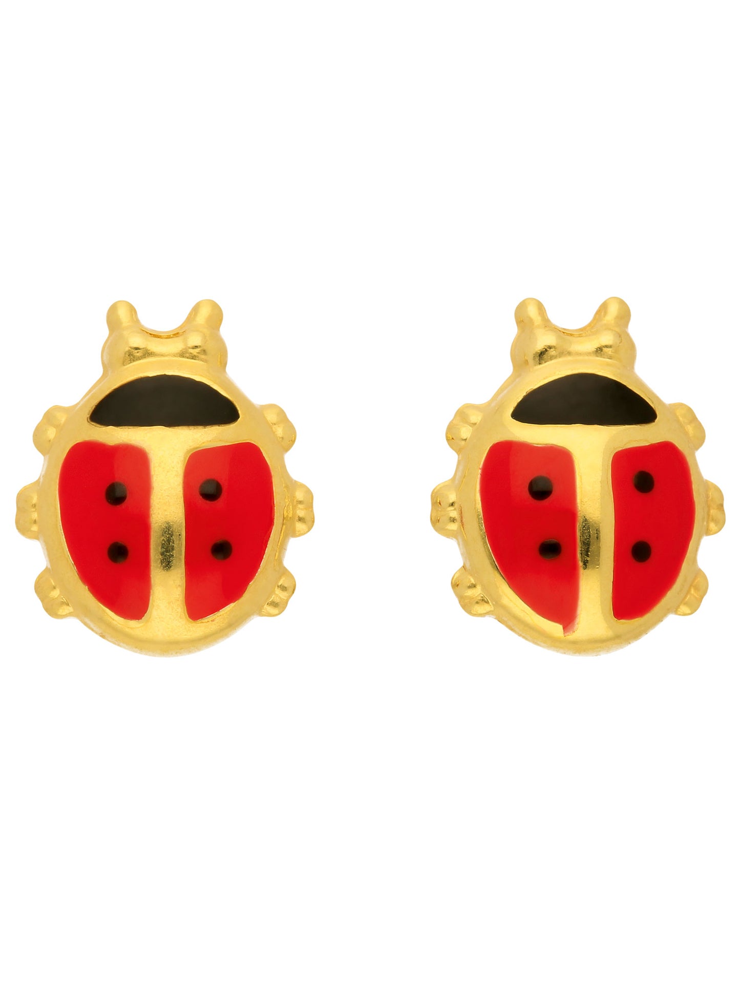 Adelia´s 333 Gold Ohrringe Ohrstecker Marienkäfer