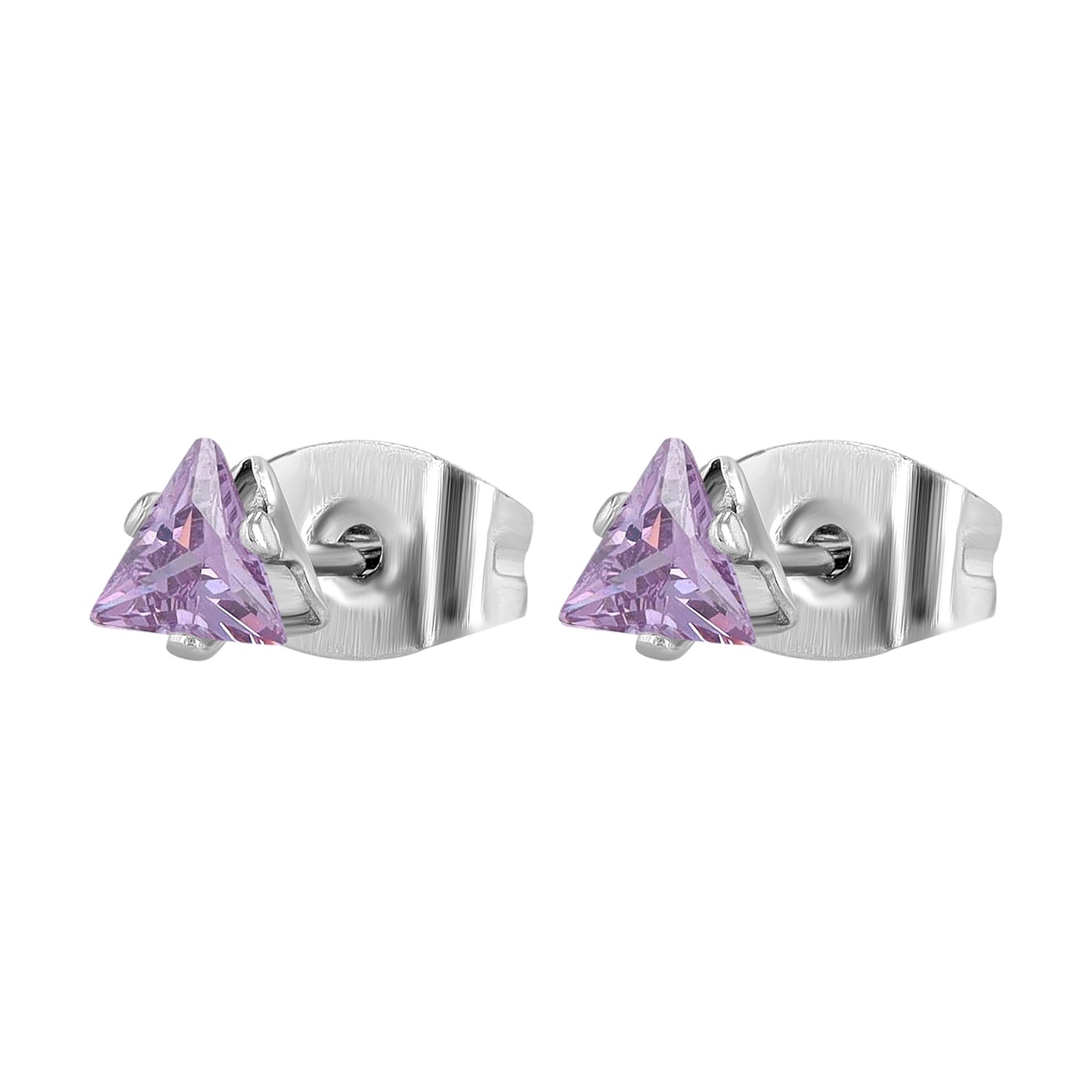 Damen Ohrringe – Ohrstecker aus Edelstahl mit Zirkonia