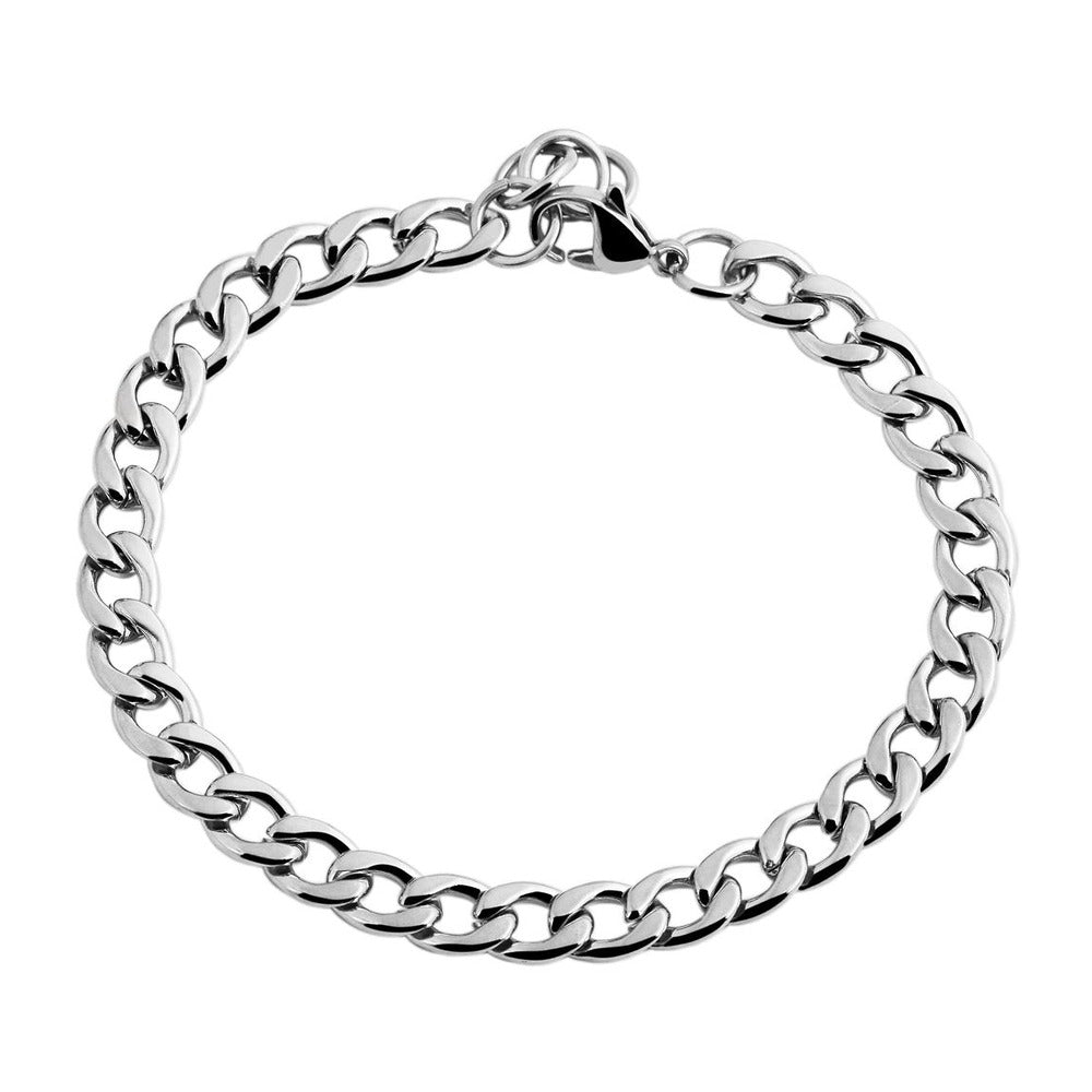 Unisex Armband – Panzerarmband aus Edelstahl 18+1 cm