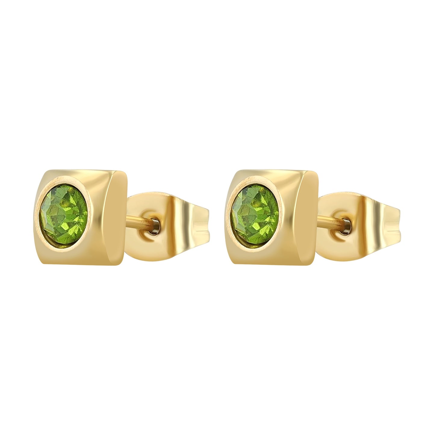 Damen Ohrringe – Ohrstecker aus Edelstahl mit Strass Steinchen