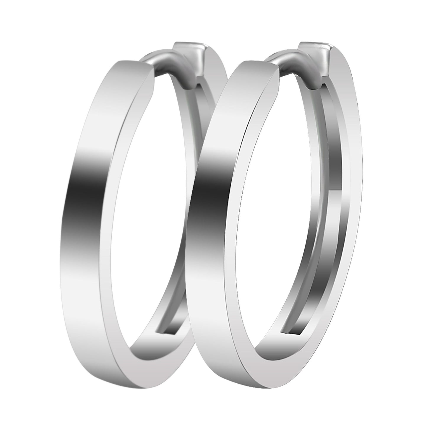 Damen Ohrringe – Klappcreole aus 925 Silber