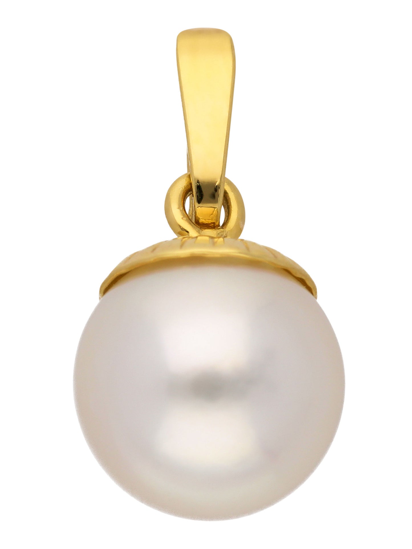 Adelia´s 585 Gold Anhänger mit Süßwasser Zuchtperle Ø 8 mm