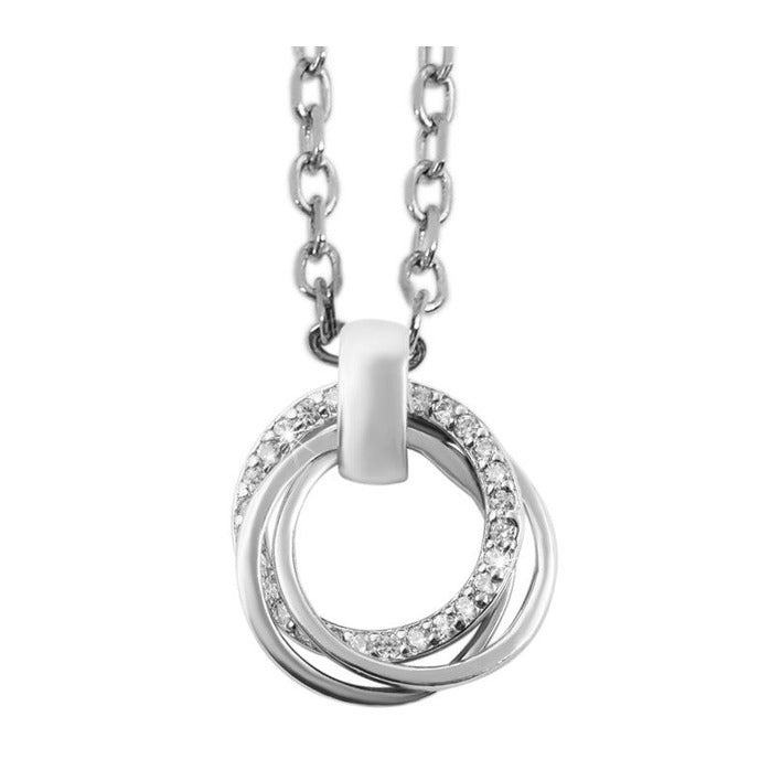 Damen Anhänger aus 925 Silber mit Zirkonia