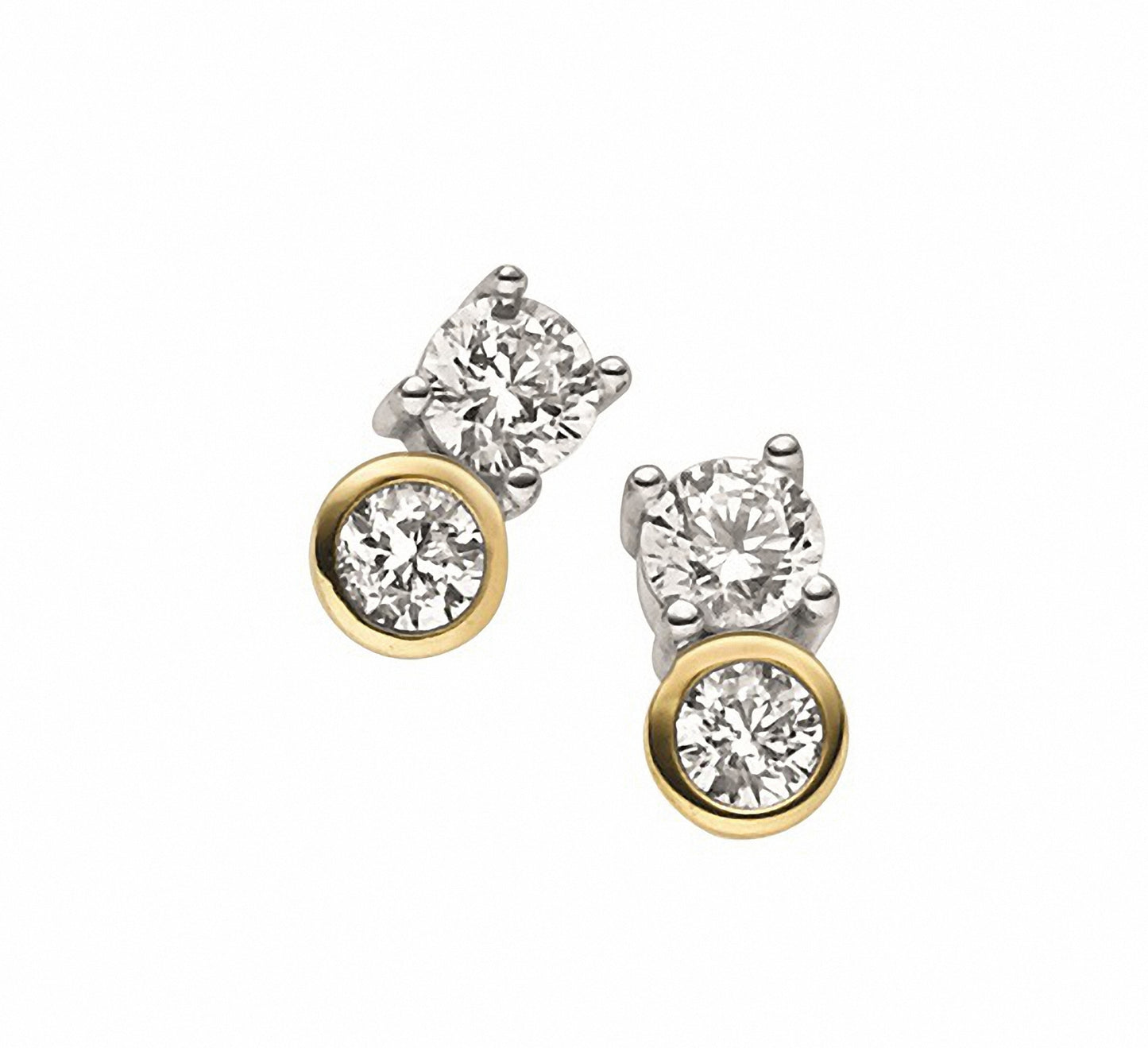 Adelia´s 333 Gold Ohrringe Ohrstecker mit Zirkonia