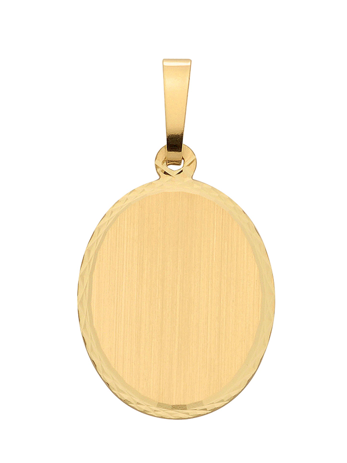 Adelia´s 585 Gold Gravurplatte Anhänger