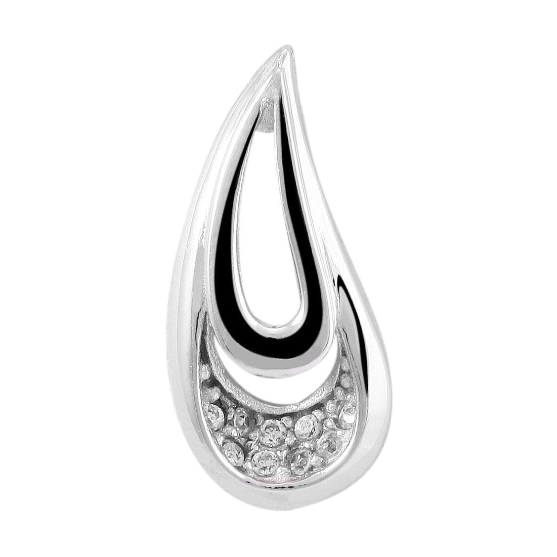 Damen Anhänger aus 925 Silber mit Zirkonia