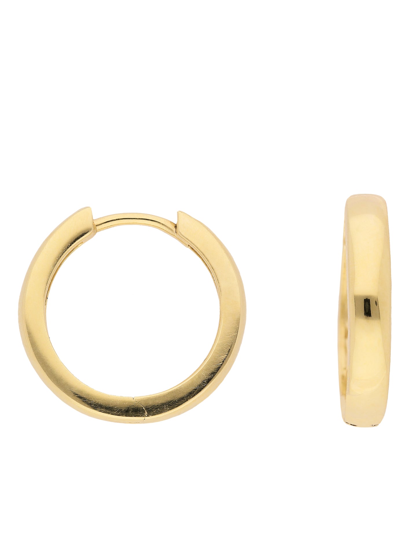 Adelia´s 585 Gold Ohrringe Creolen Ø 17 mm