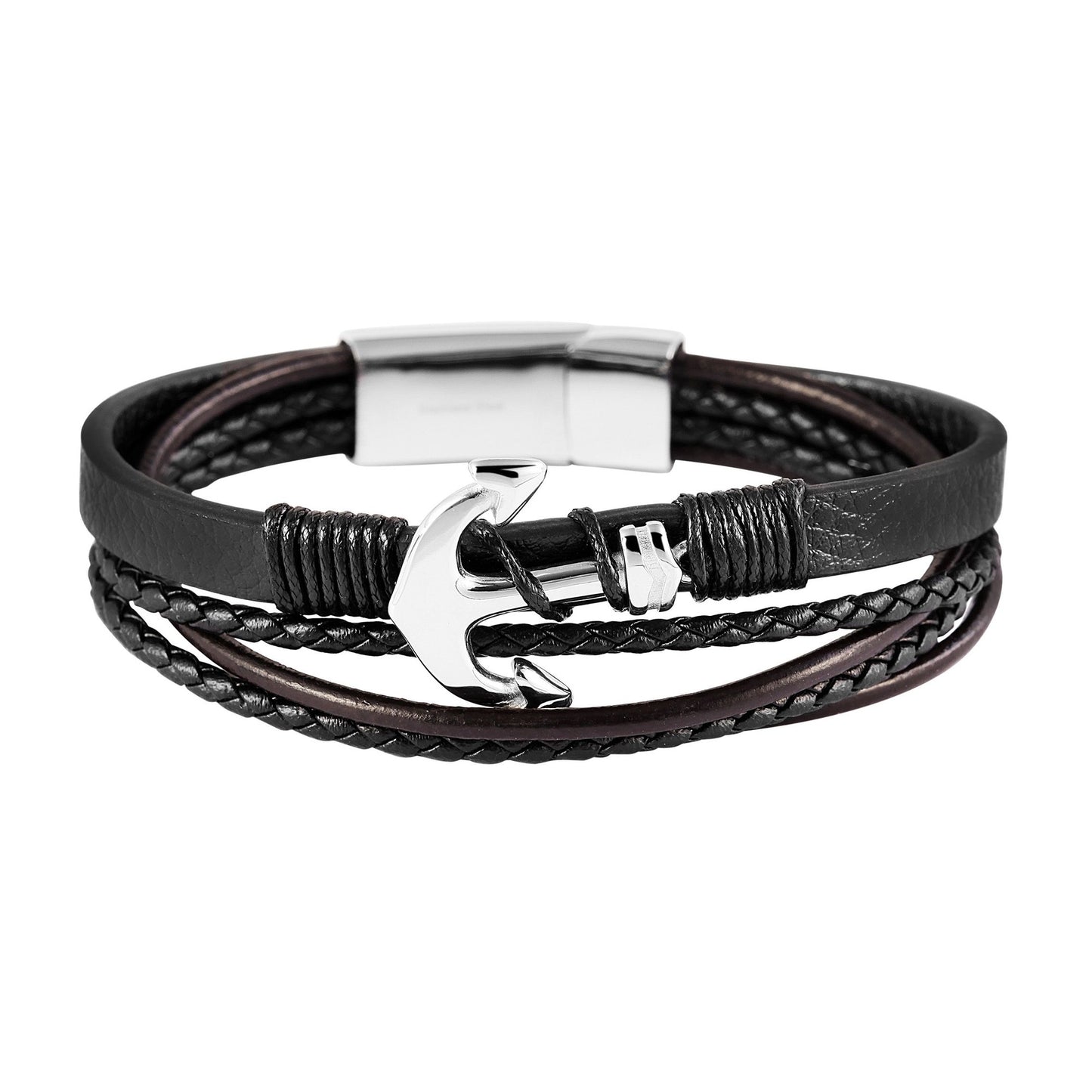 Unisex Armband aus Leder 22,5 cm