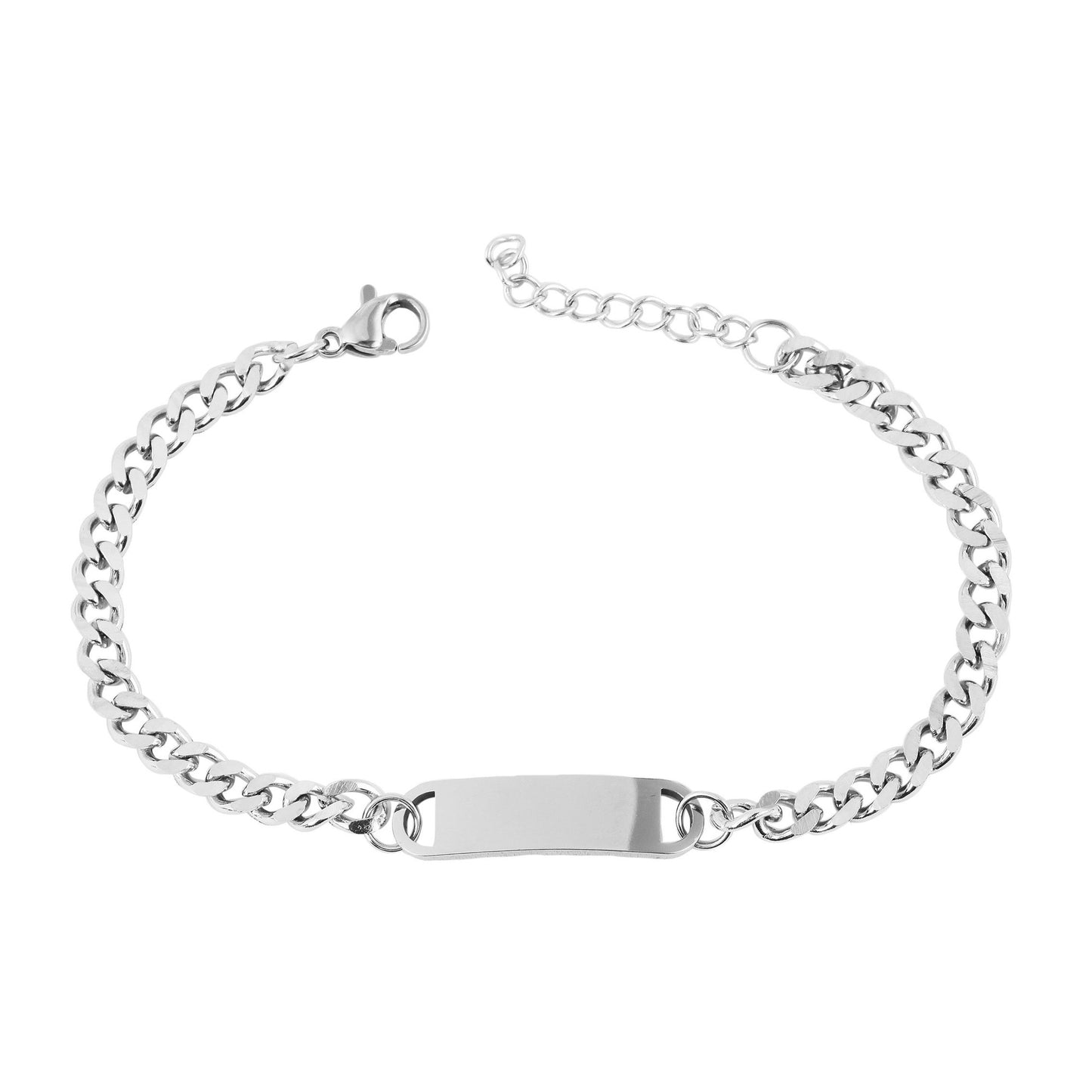 Unisex Armband – Panzerarmband aus Edelstahl 17+3 cm