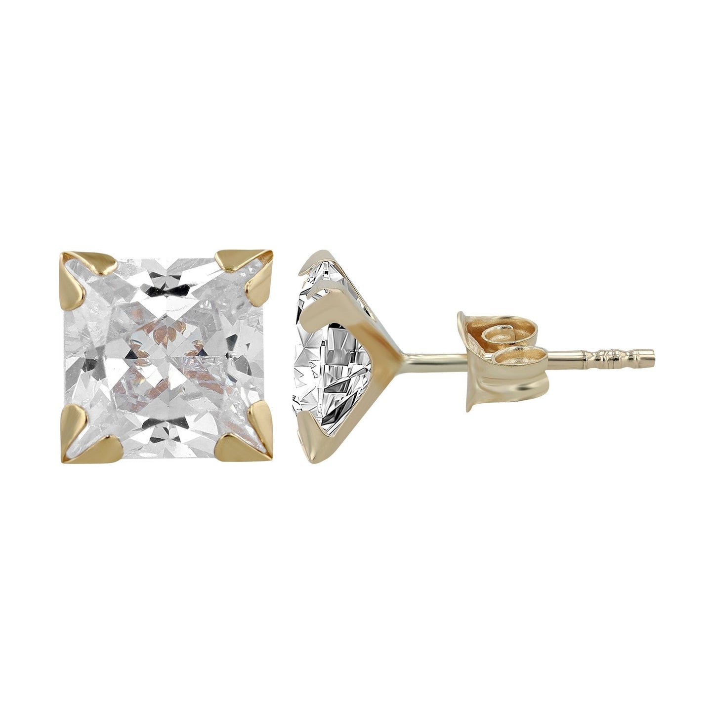 Damen Ohrringe – Ohrstecker aus 333 Gold mit Zirkonia