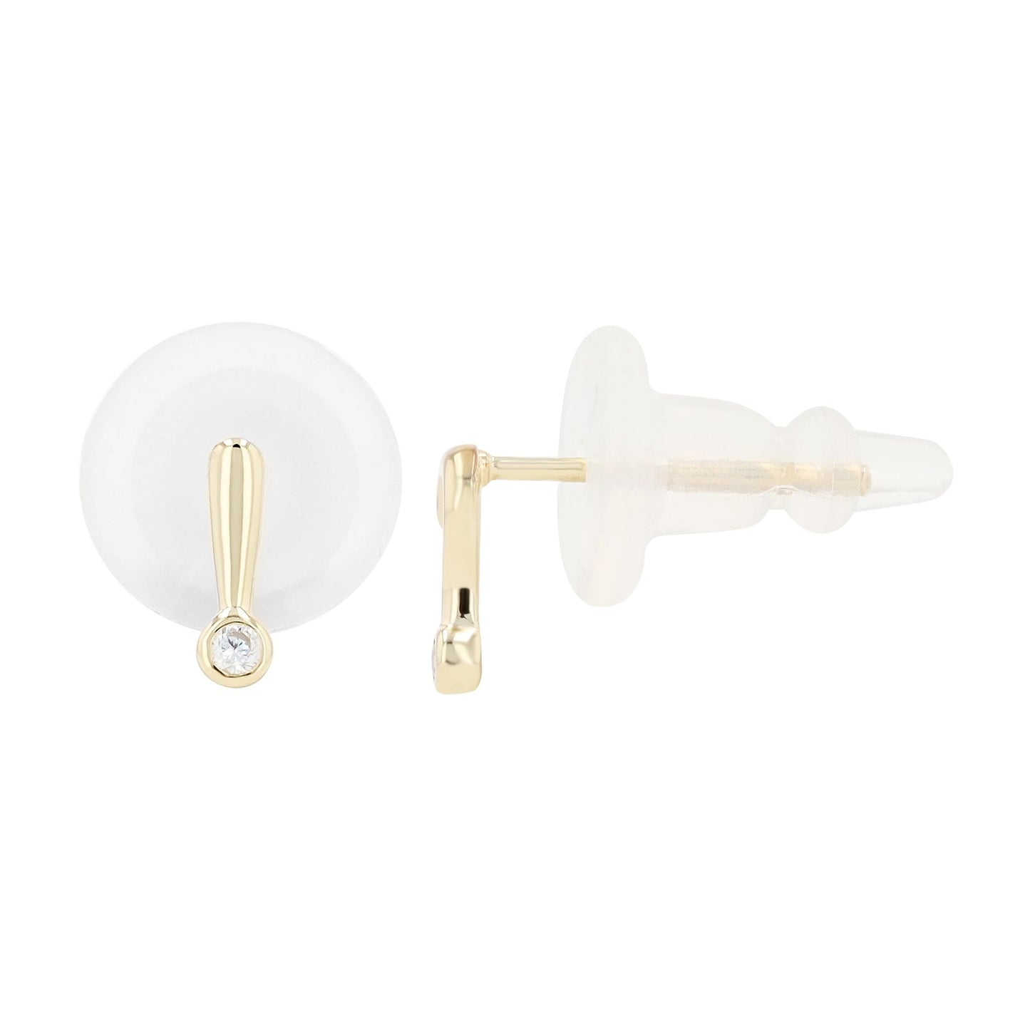Damen Ohrringe – Ohrstecker aus 925 Silber mit Zirkonia