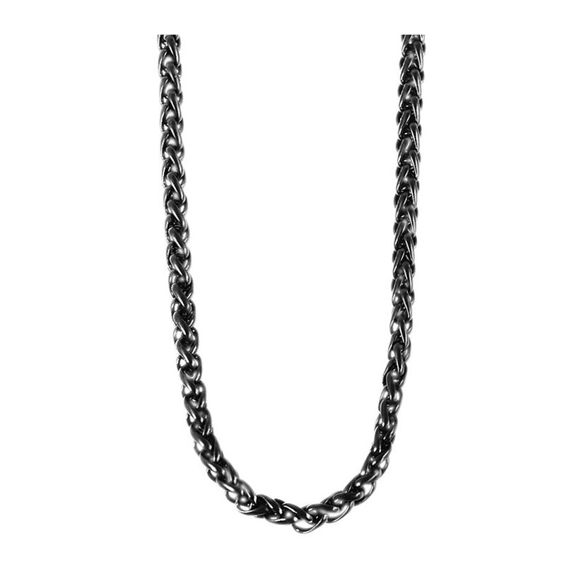 Unisex Halskette – Kordelkette aus Edelstahl 70 cm
