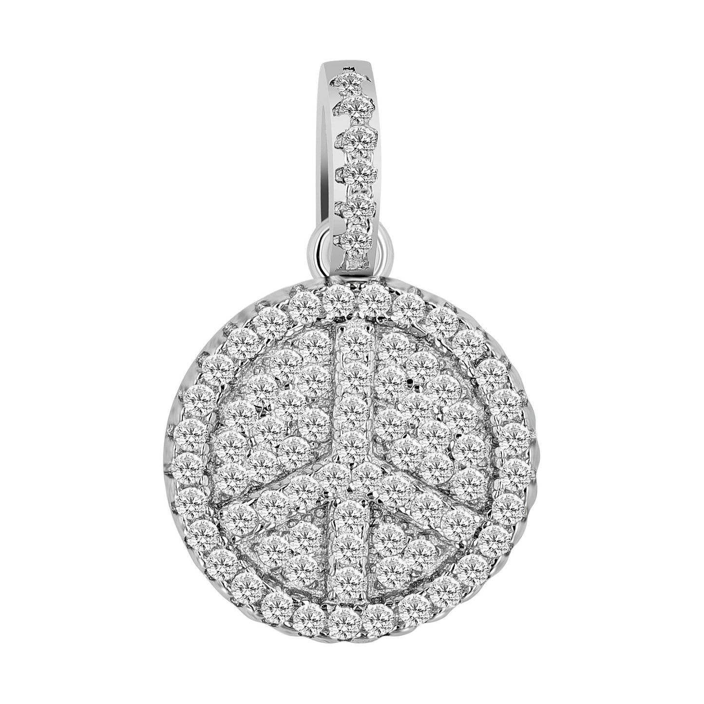 Damen Anhänger aus 925 Silber mit Zirkonia