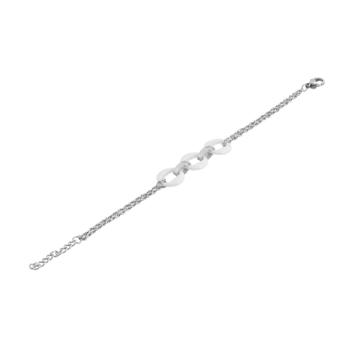 Damen Armband aus Edelstahl 16+3 cm