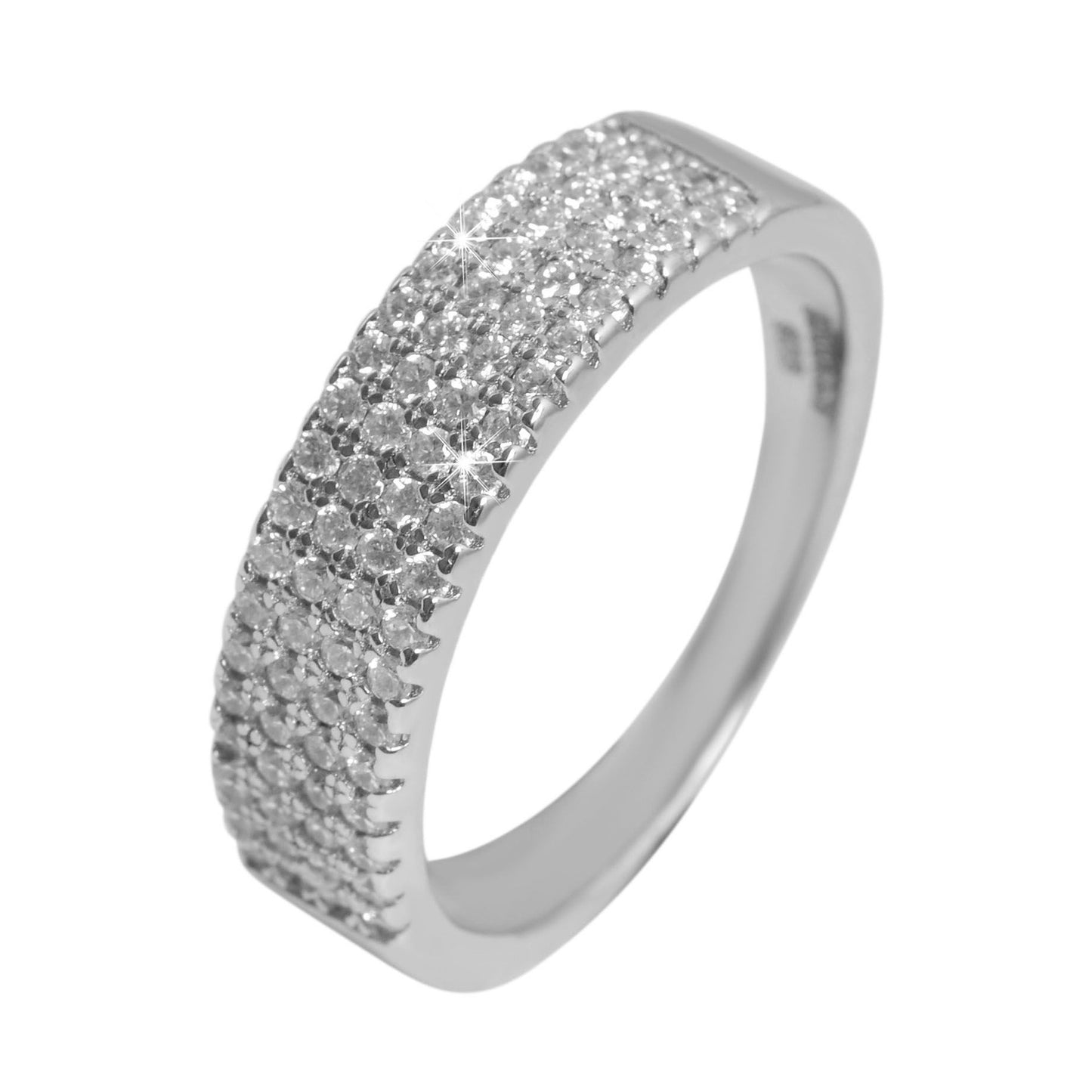 Damen Ring aus 925 Silber mit Zirkonia