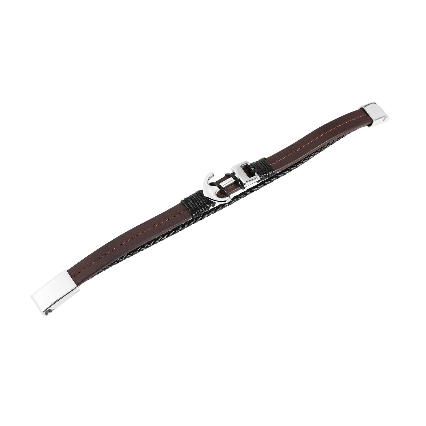 Unisex Armband aus Leder 22,5 cm