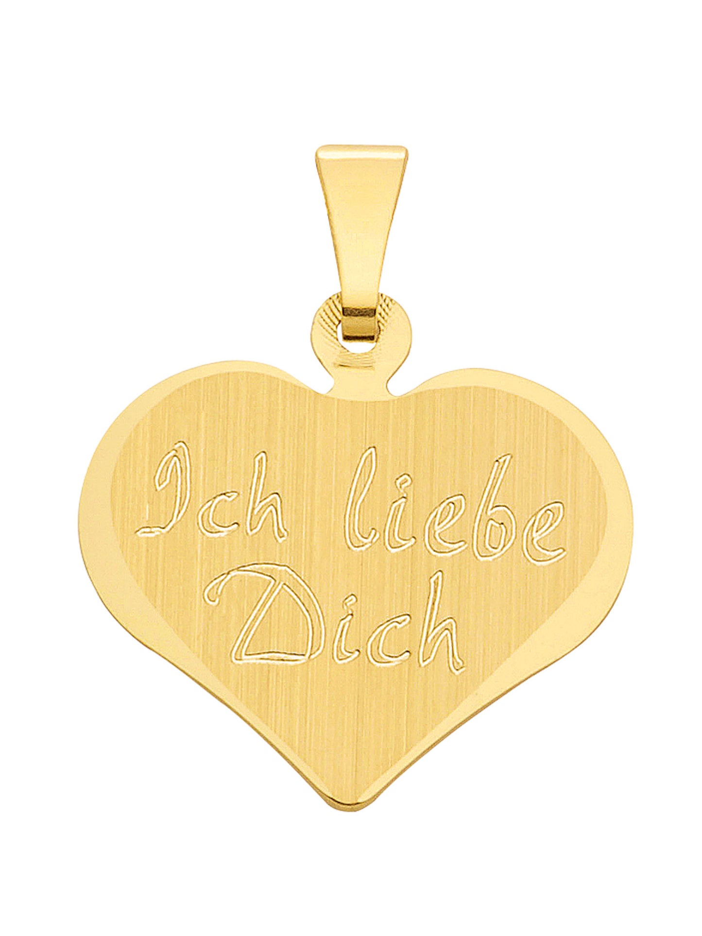 Adelia´s 333 Gold Gravurplatte Anhänger