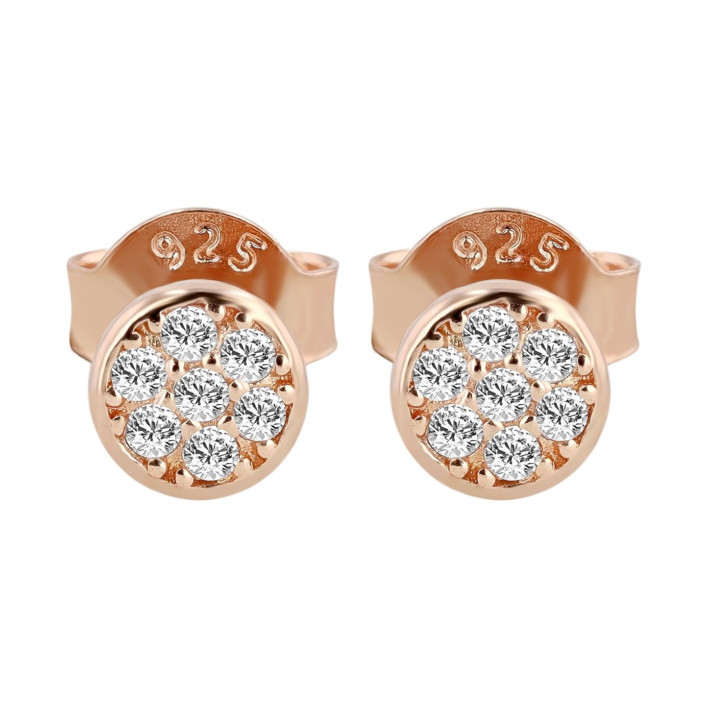 Damen Ohrringe – Ohrstecker aus 925 Silber mit Zirkonia