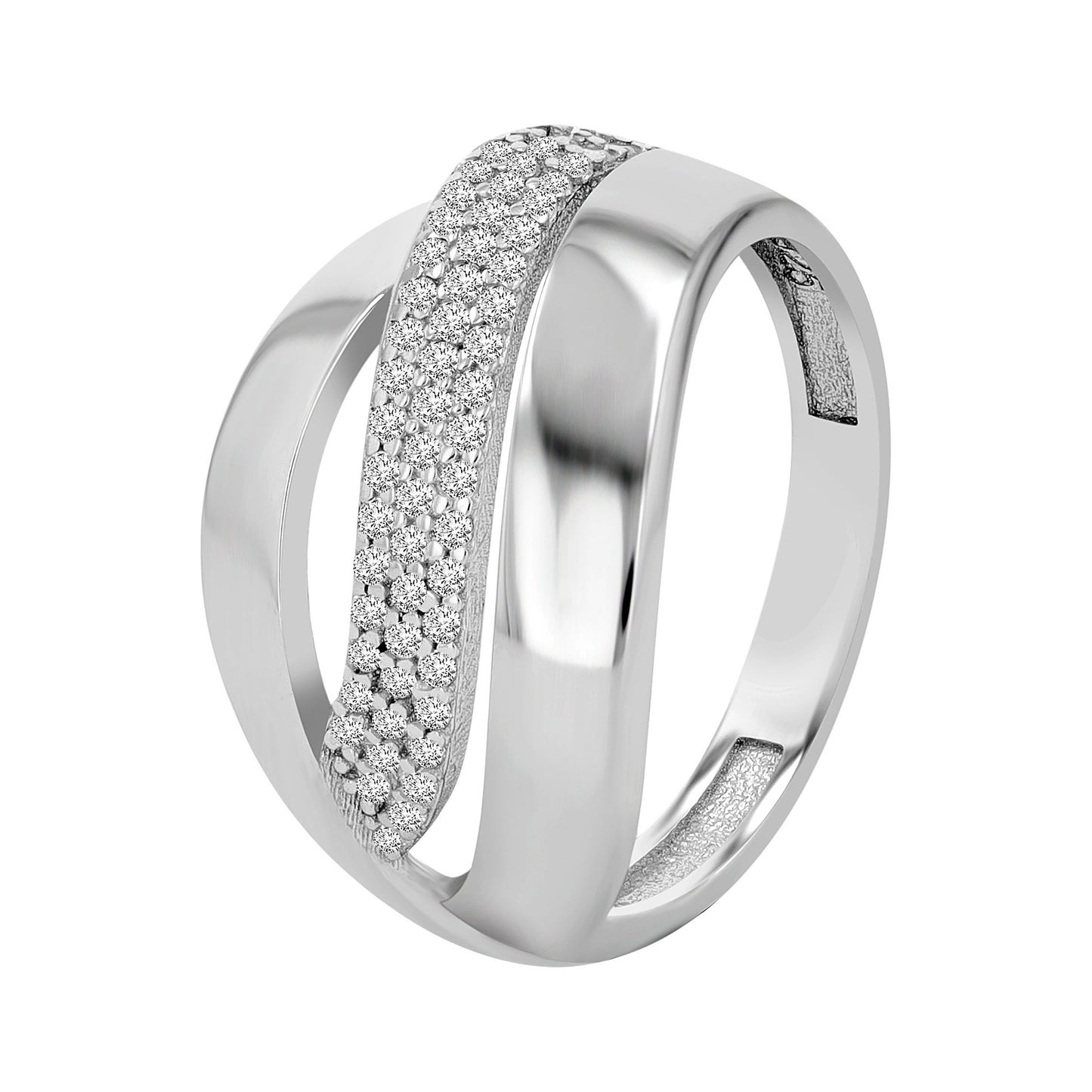 Damen Ring aus 925 Silber mit Zirkonia