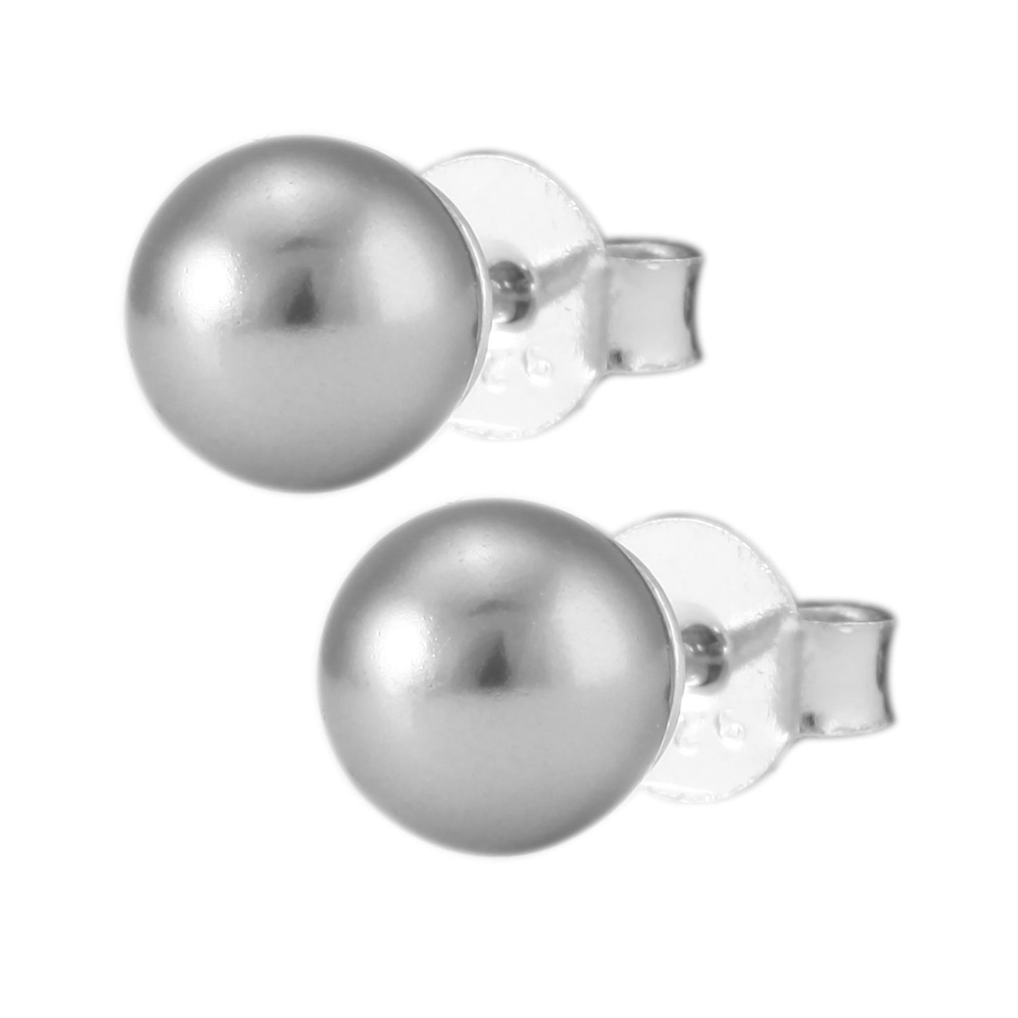 Damen Ohrringe – Ohrstecker aus 925 Silber mit Perle