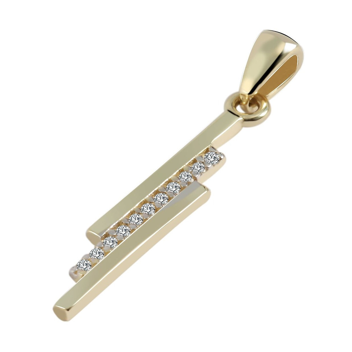 Damen Anhänger aus 333 Gold mit Zirkonia