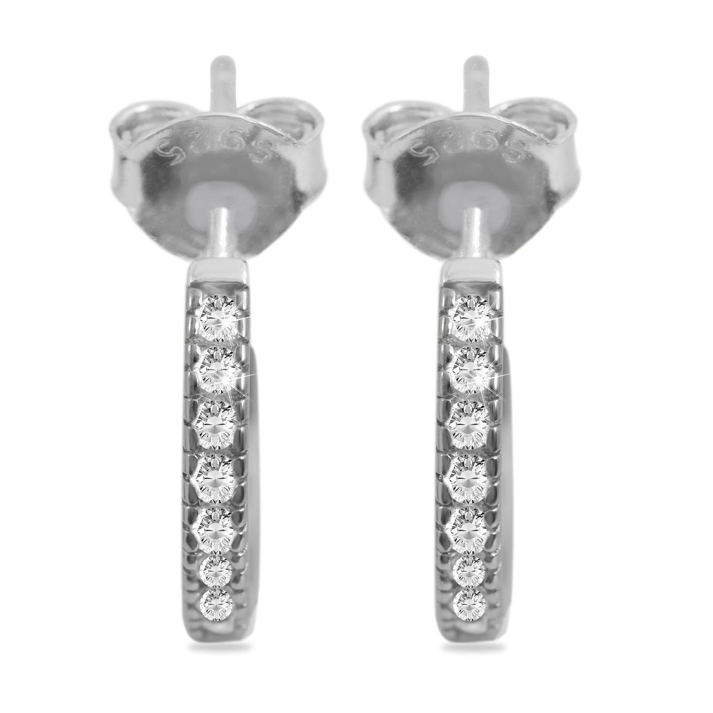 Damen Ohrringe – Ohrstecker aus 925 Silber mit Zirkonia