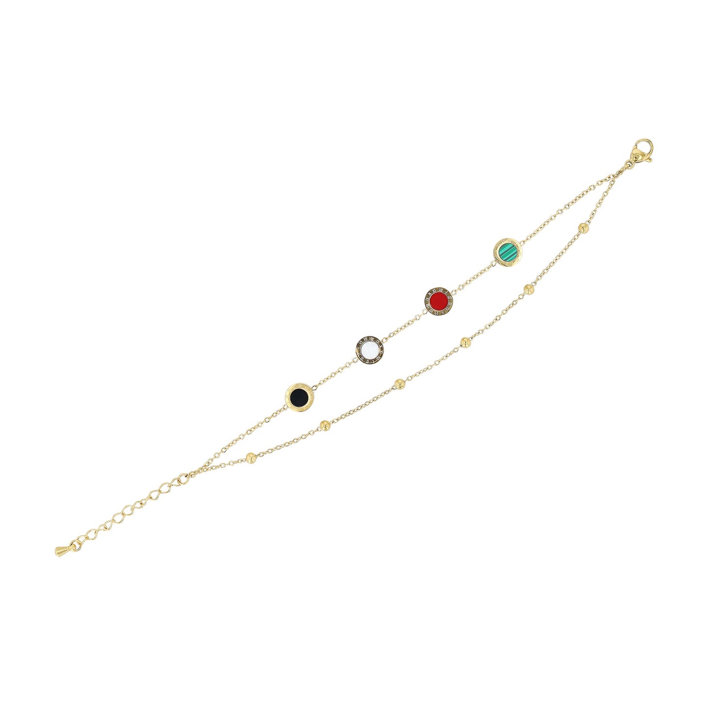 Damen Armband aus Edelstahl 16+3 cm
