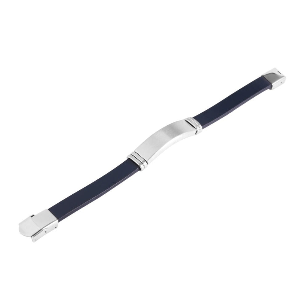 Herren Armband aus Leder 21 cm