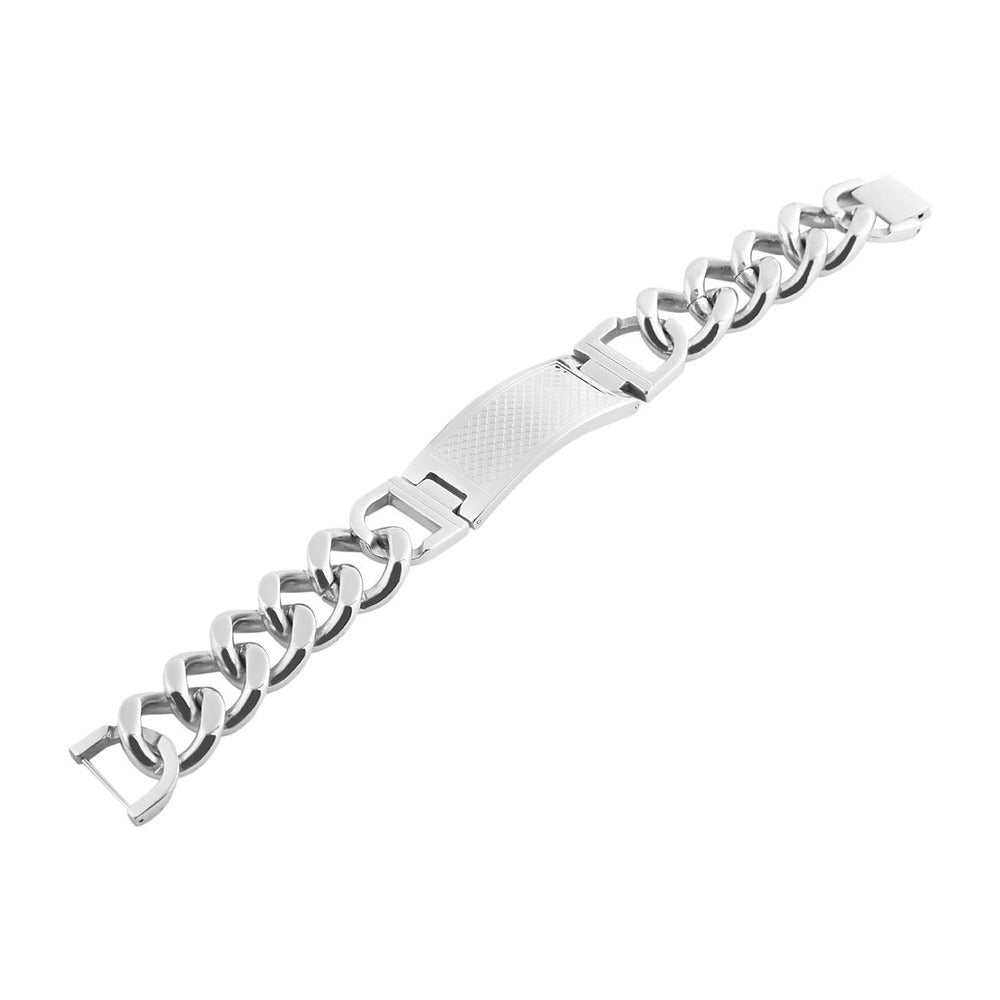 Damen Armband – Panzerarmband aus Edelstahl 21 cm