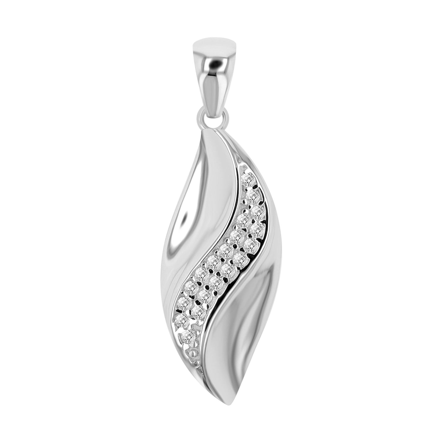 Damen Anhänger aus 333 Gold mit Zirkonia
