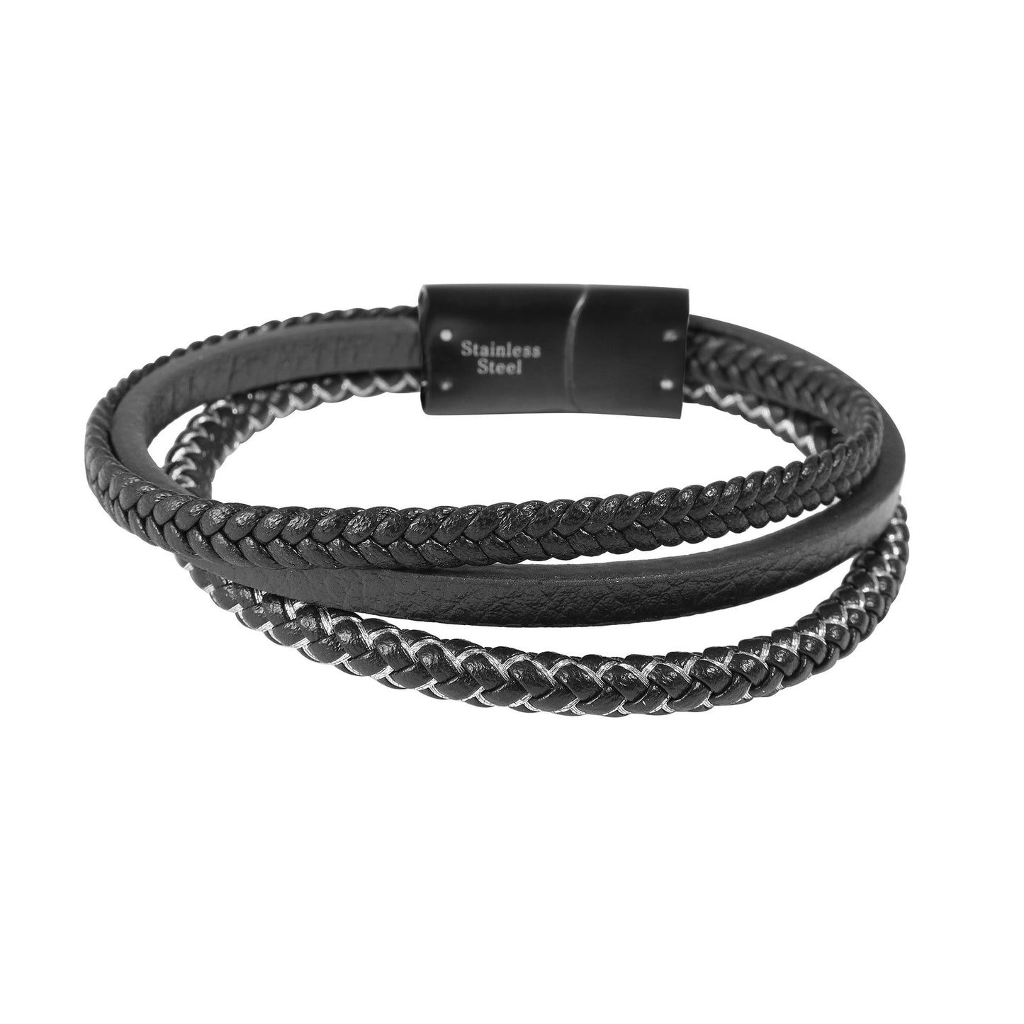 Herren Armband – Lederarmband aus Leder 19 cm