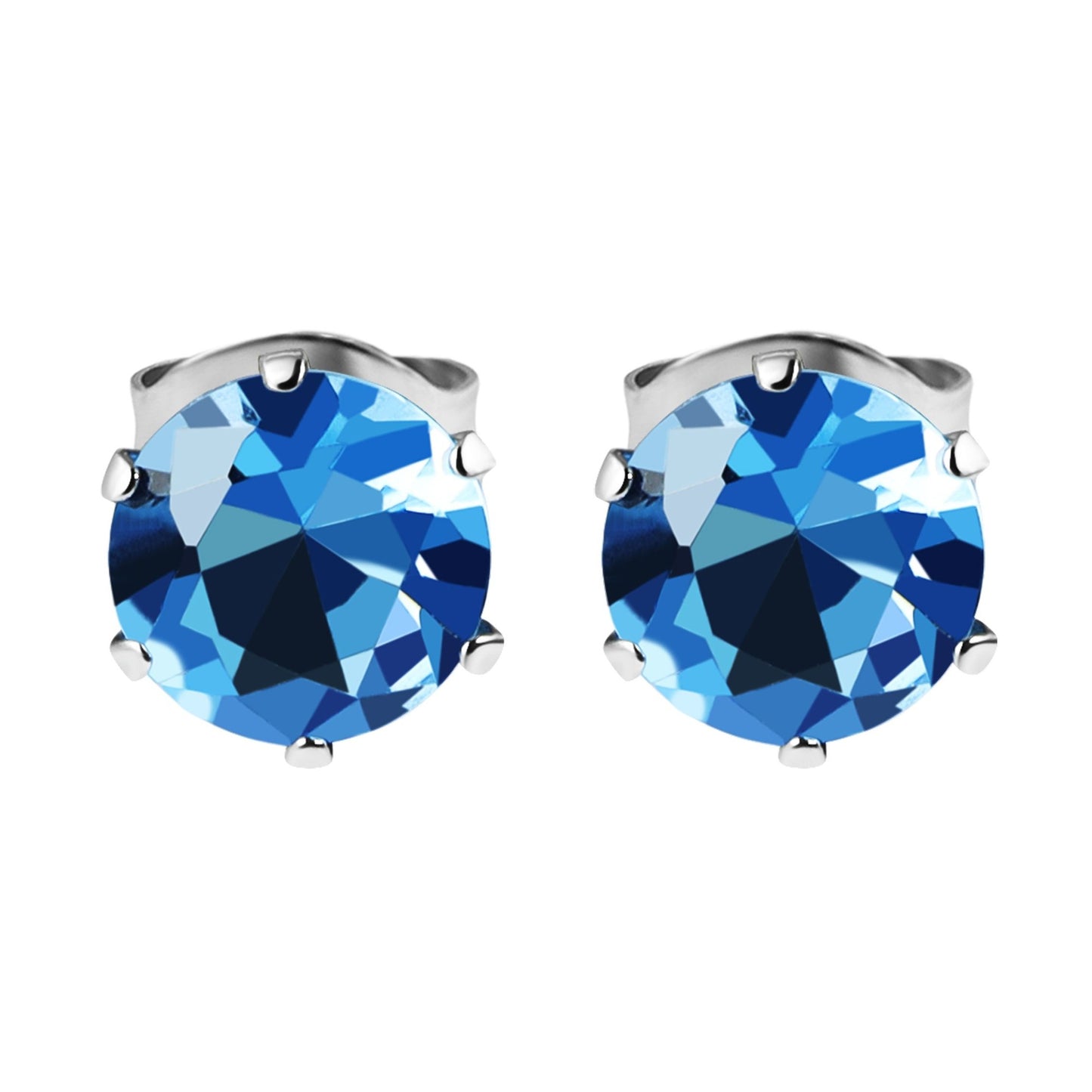 Unisex Ohrringe – Ohrstecker aus Edelstahl mit Zirkonia
