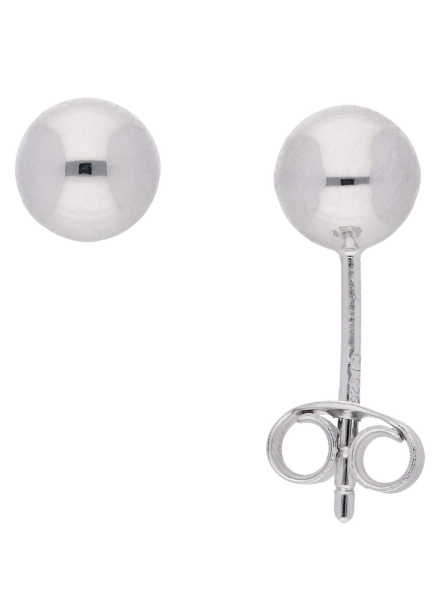Adelia´s 925 Silber Ohrringe Ohrstecker Ø 6 mm