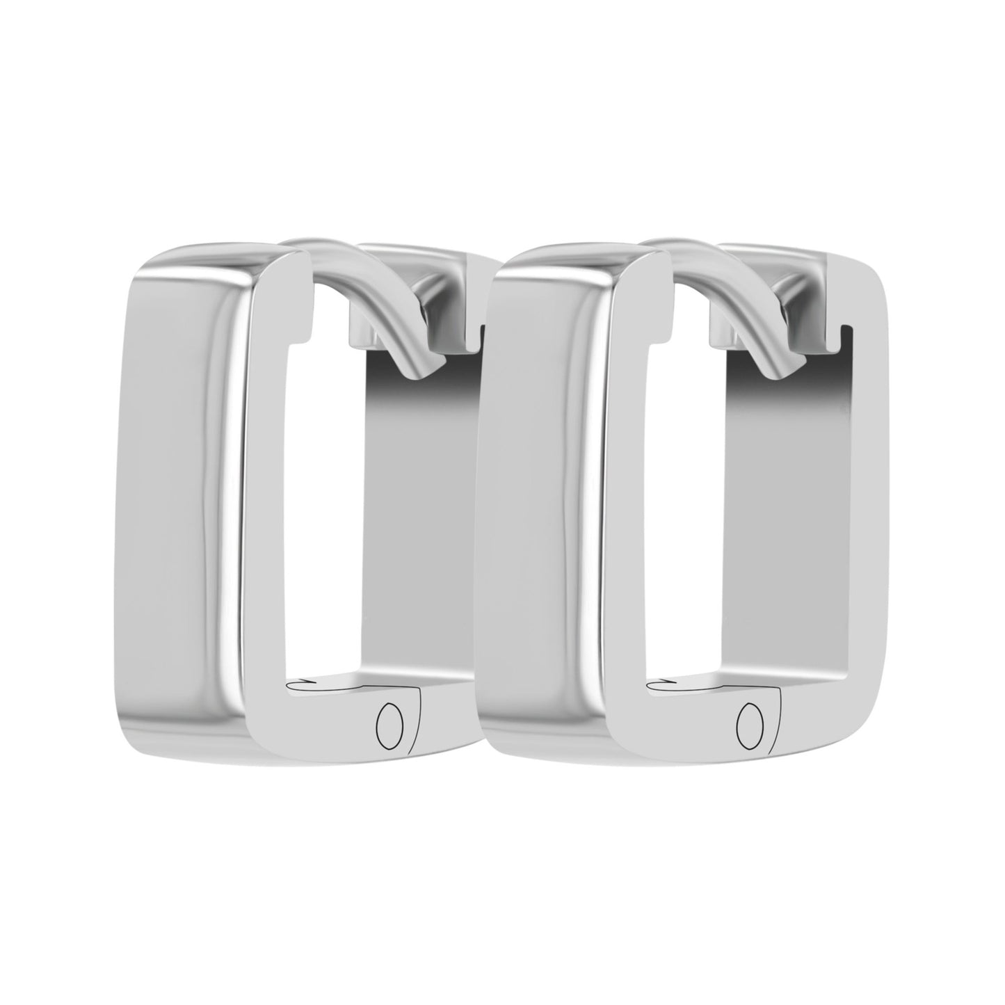 Damen Ohrringe – Klappcreole aus 925 Silber