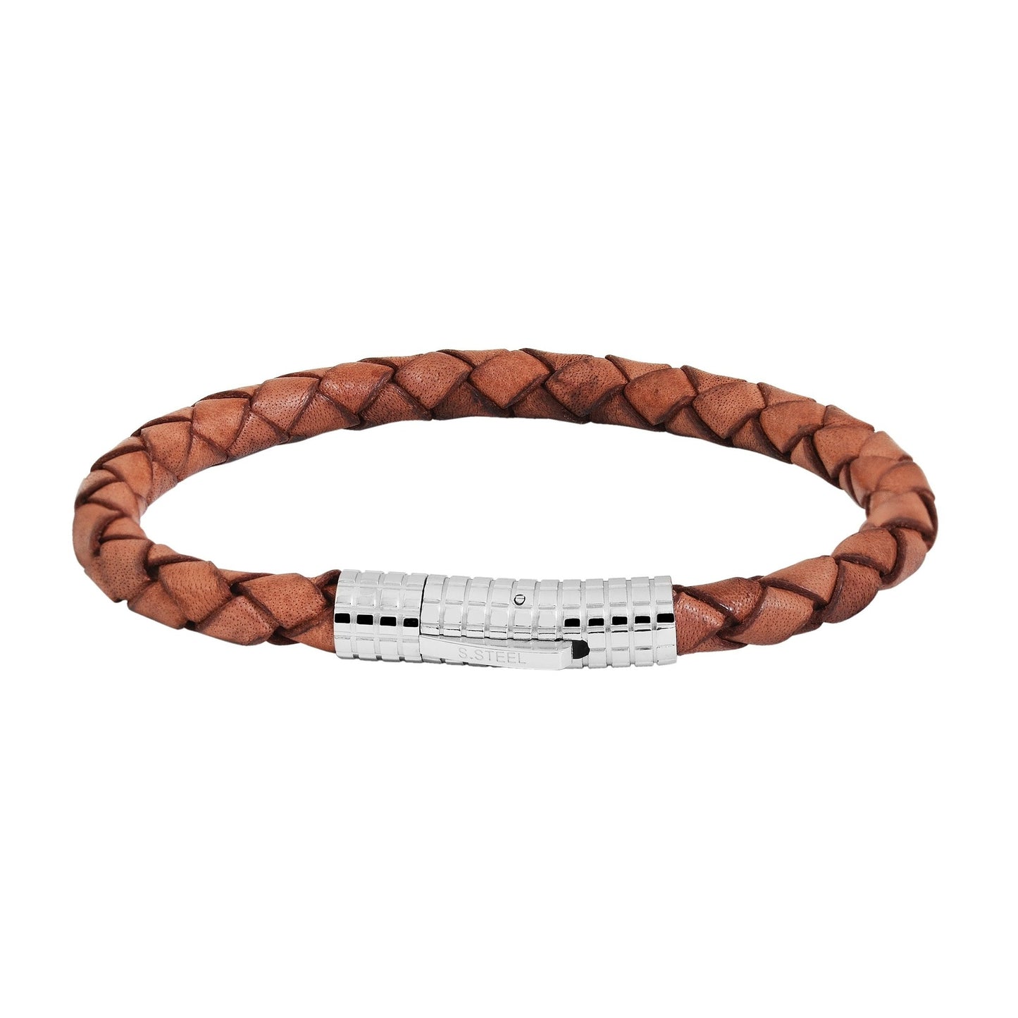 Unisex Armband – Armreif aus Leder 21 cm